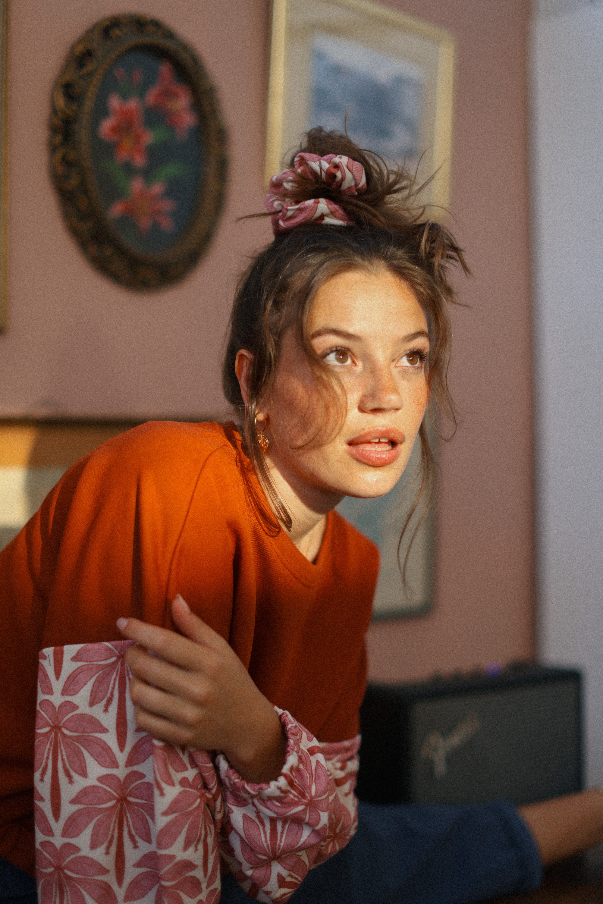 Scrunchie Rose Palms