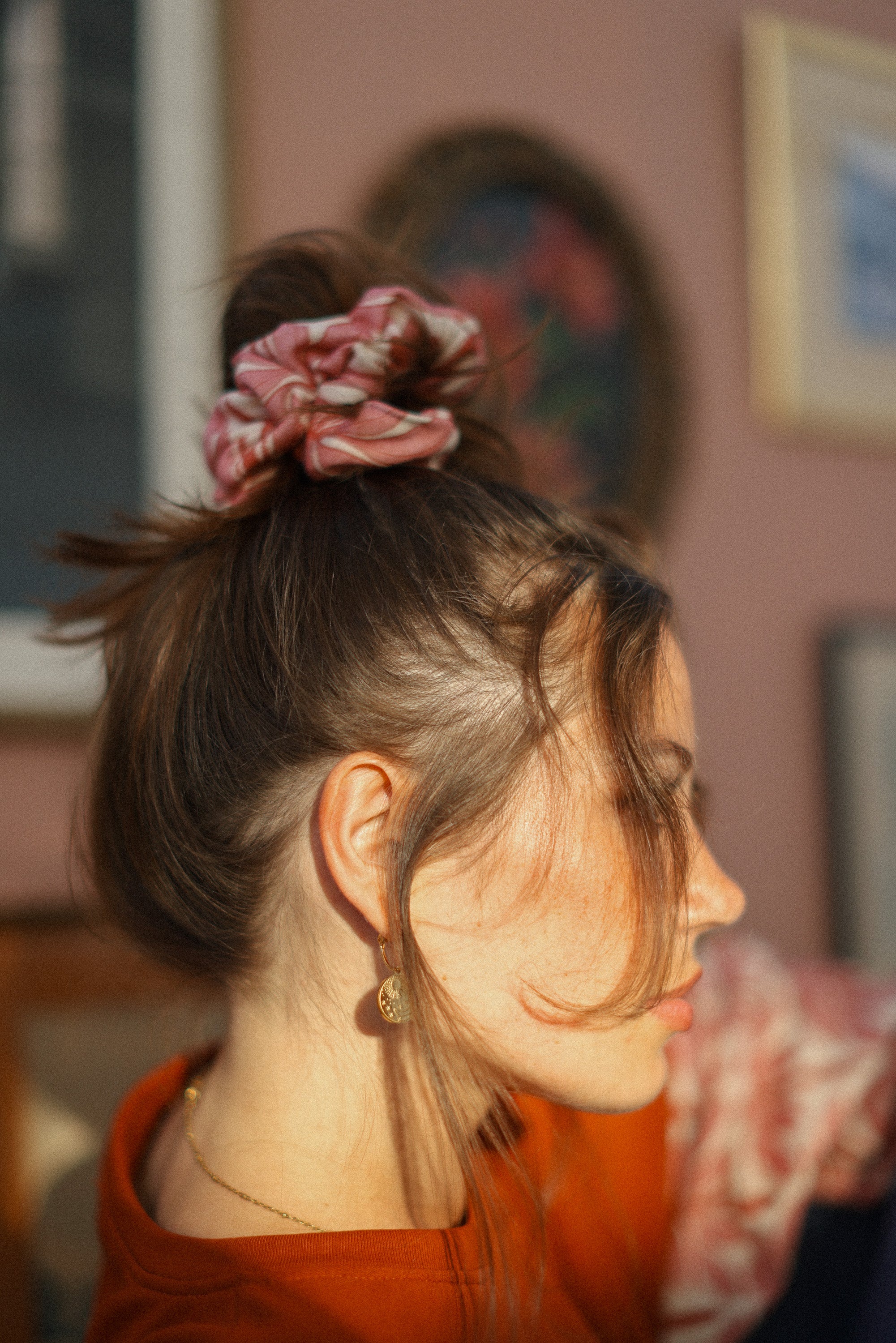 Scrunchie Rose Palms