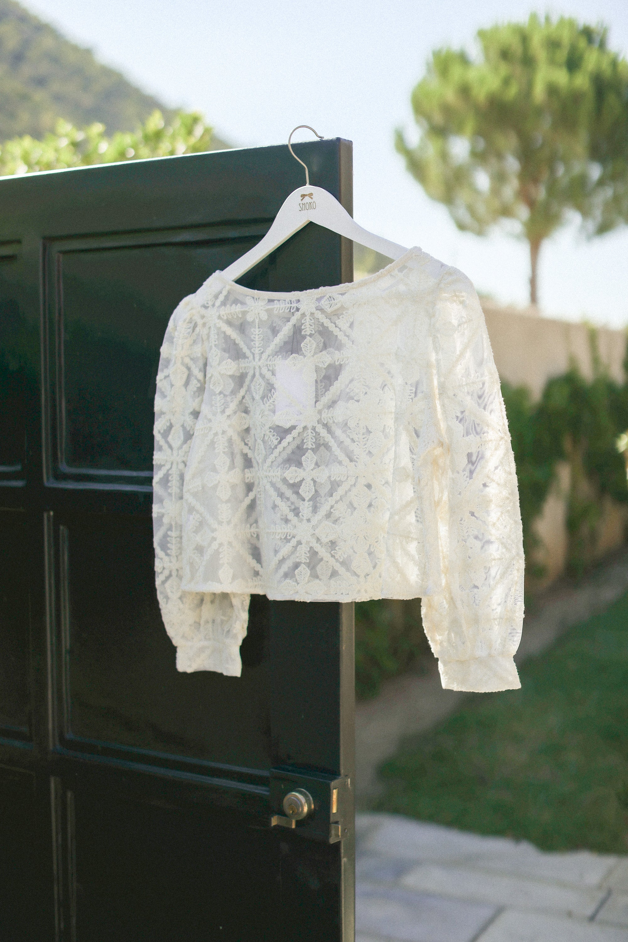 Top Idalia Creme Spitze