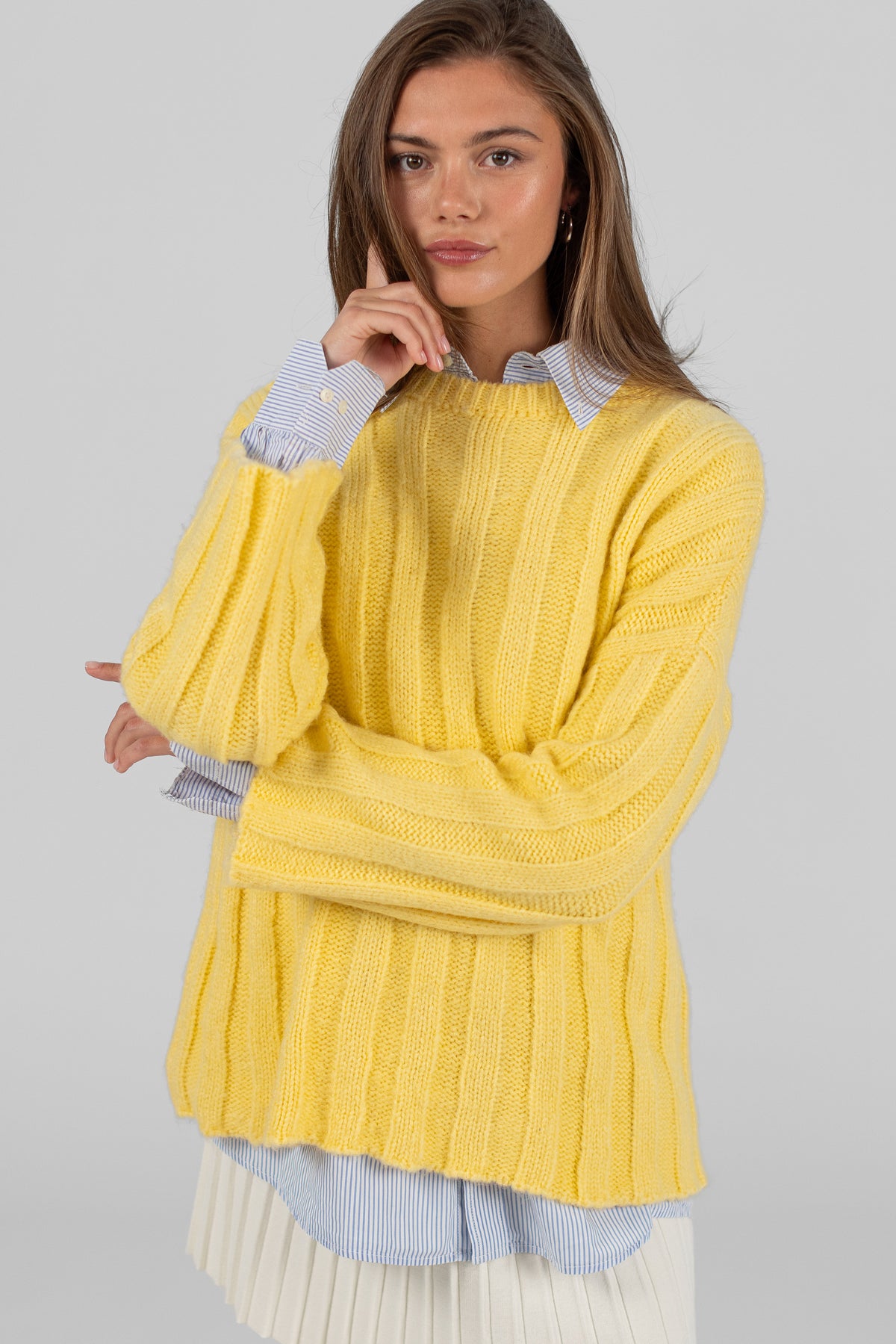 Knit Sweater Bobbie Lemon