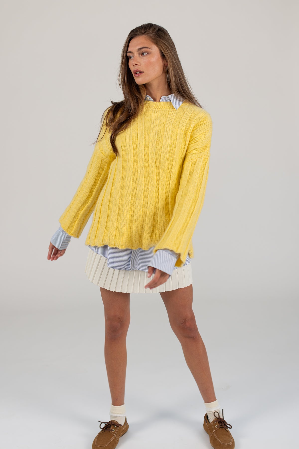 Knit Sweater Bobbie Lemon