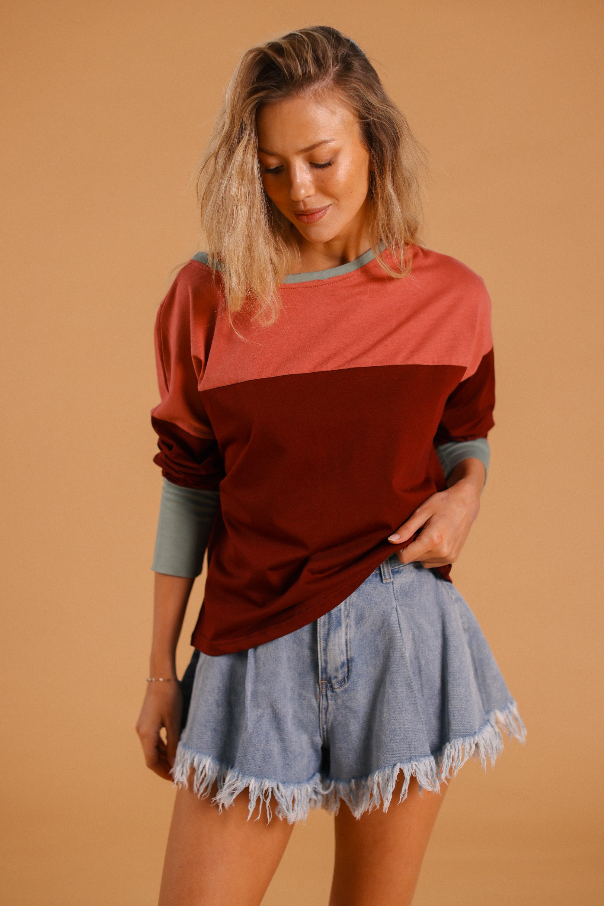 Top Dalianne Burgundy