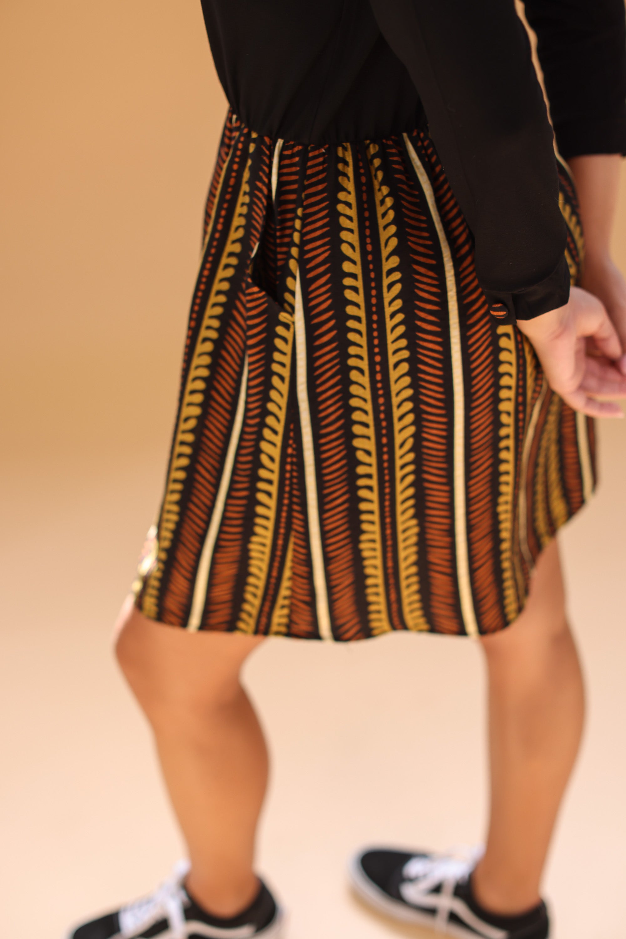 Dress Luiza Ethnic Leaves