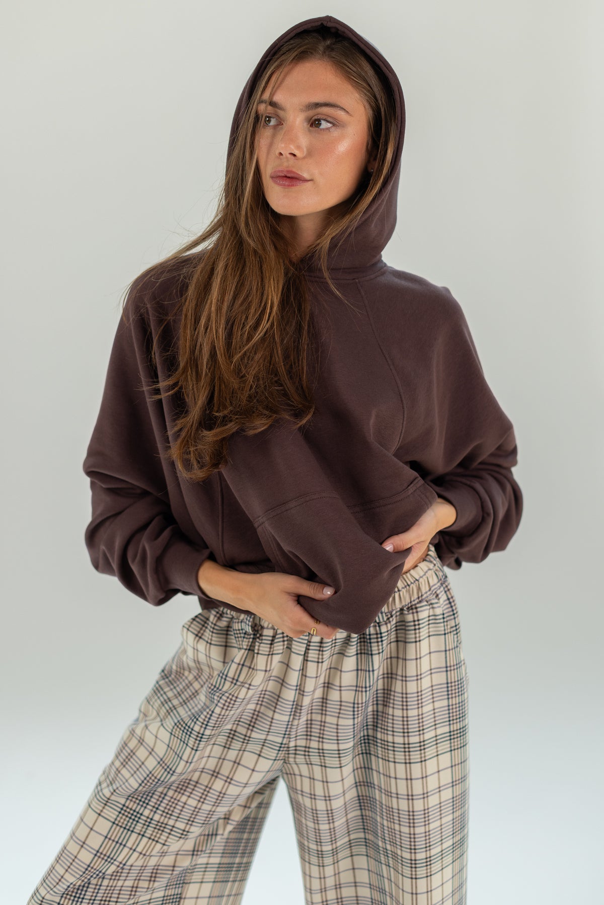 Hoodie Mae Chocolate Brown