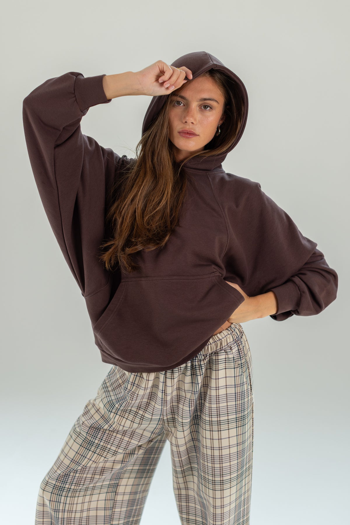 Hoodie Mae Chocolate Brown
