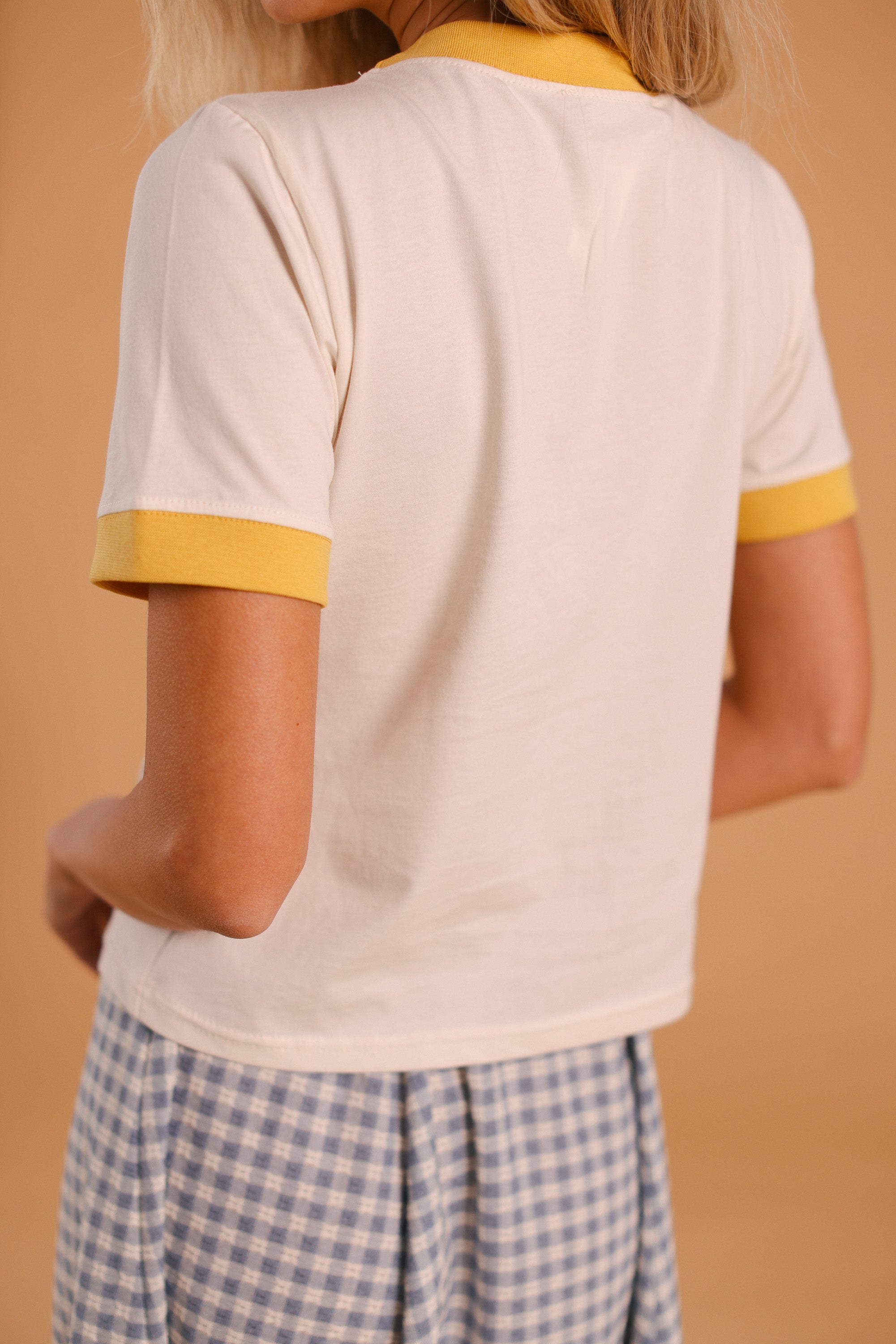 Top Daria Cream Mustard