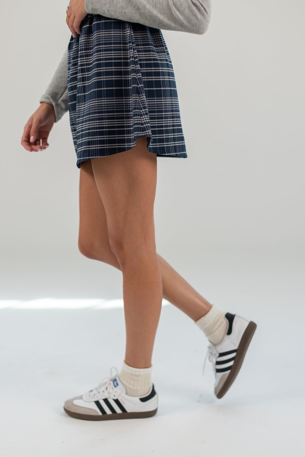 Skirt Don Blue Plaid