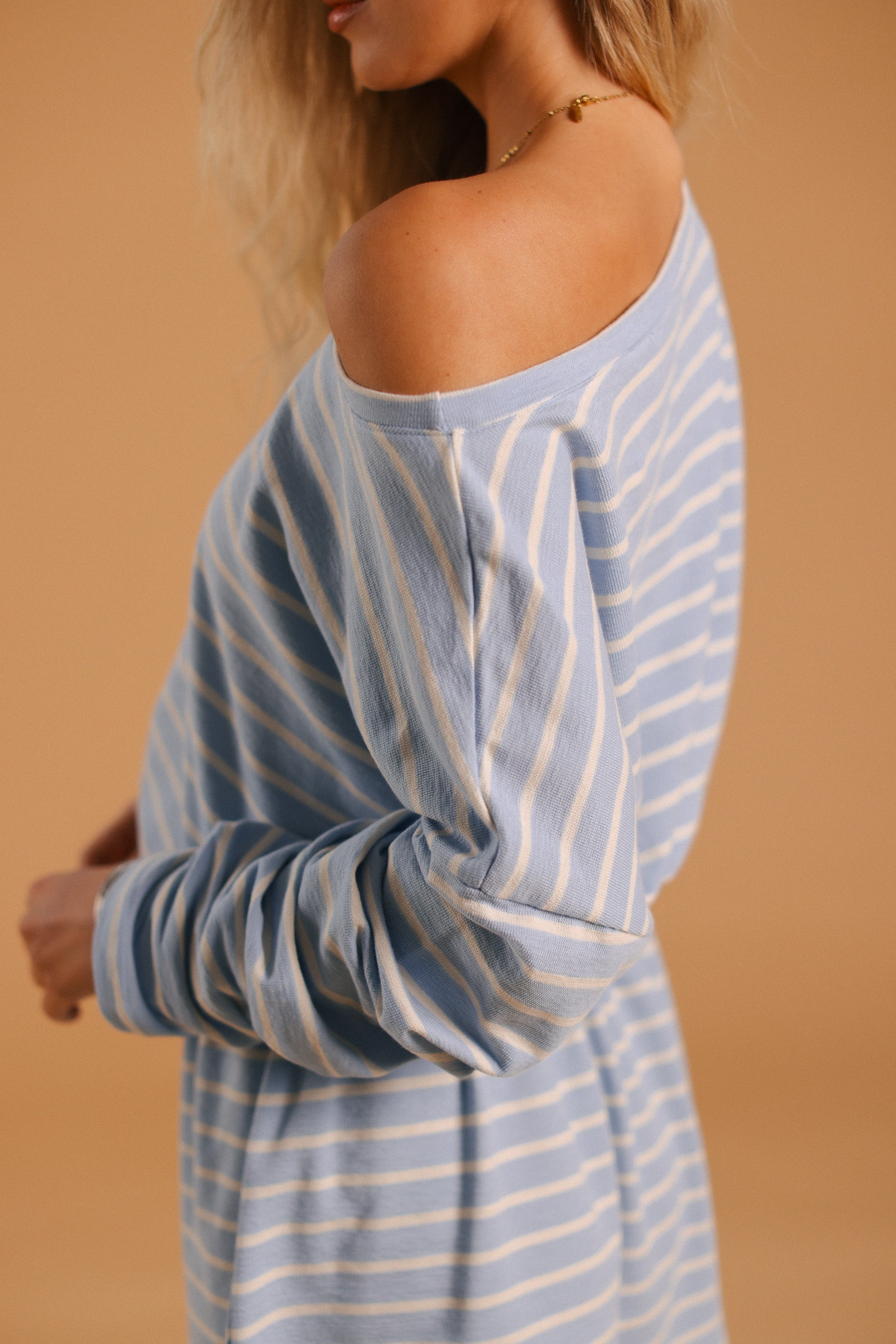 Dress Isabela Light Blue Stripes