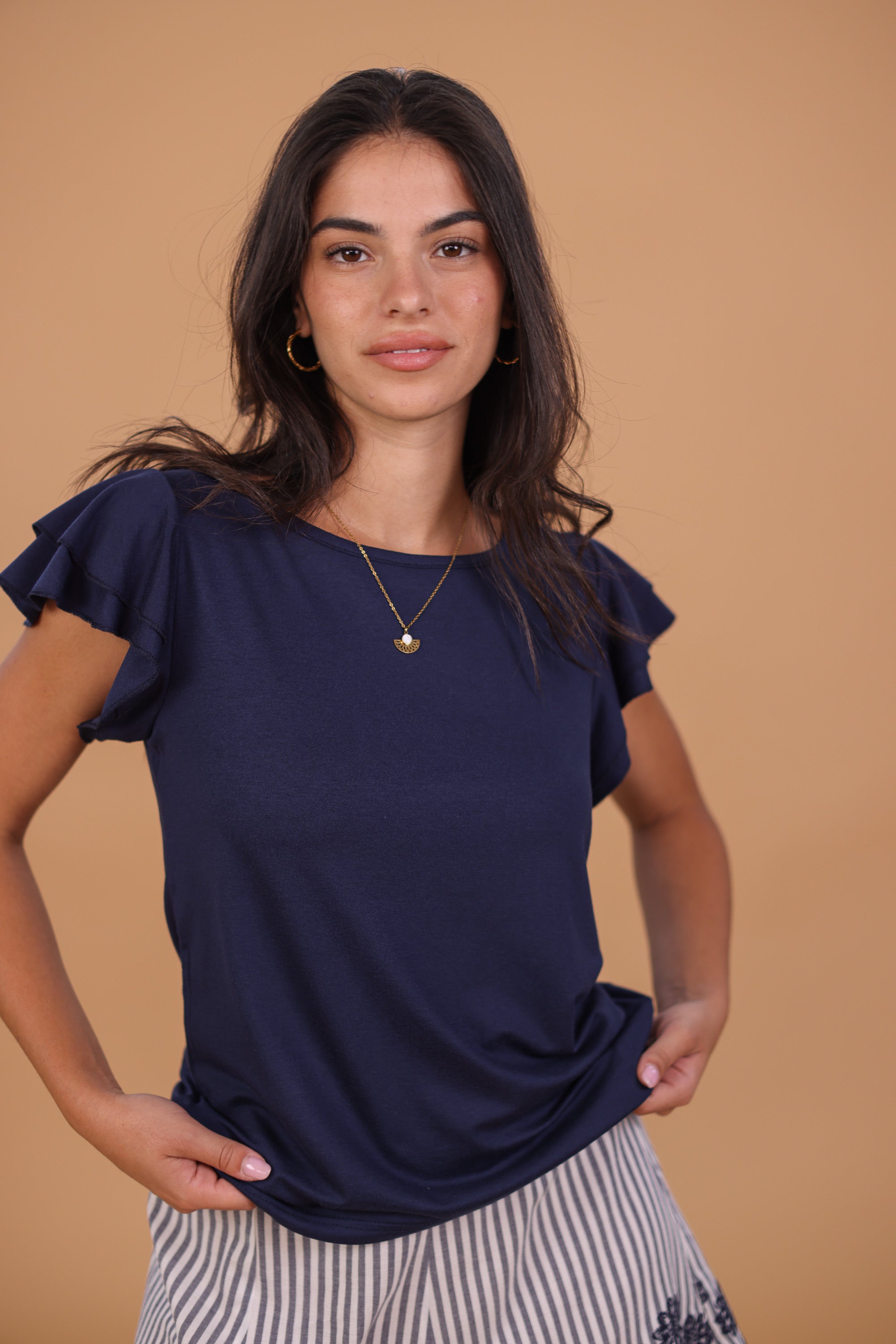 Top Odile Navy