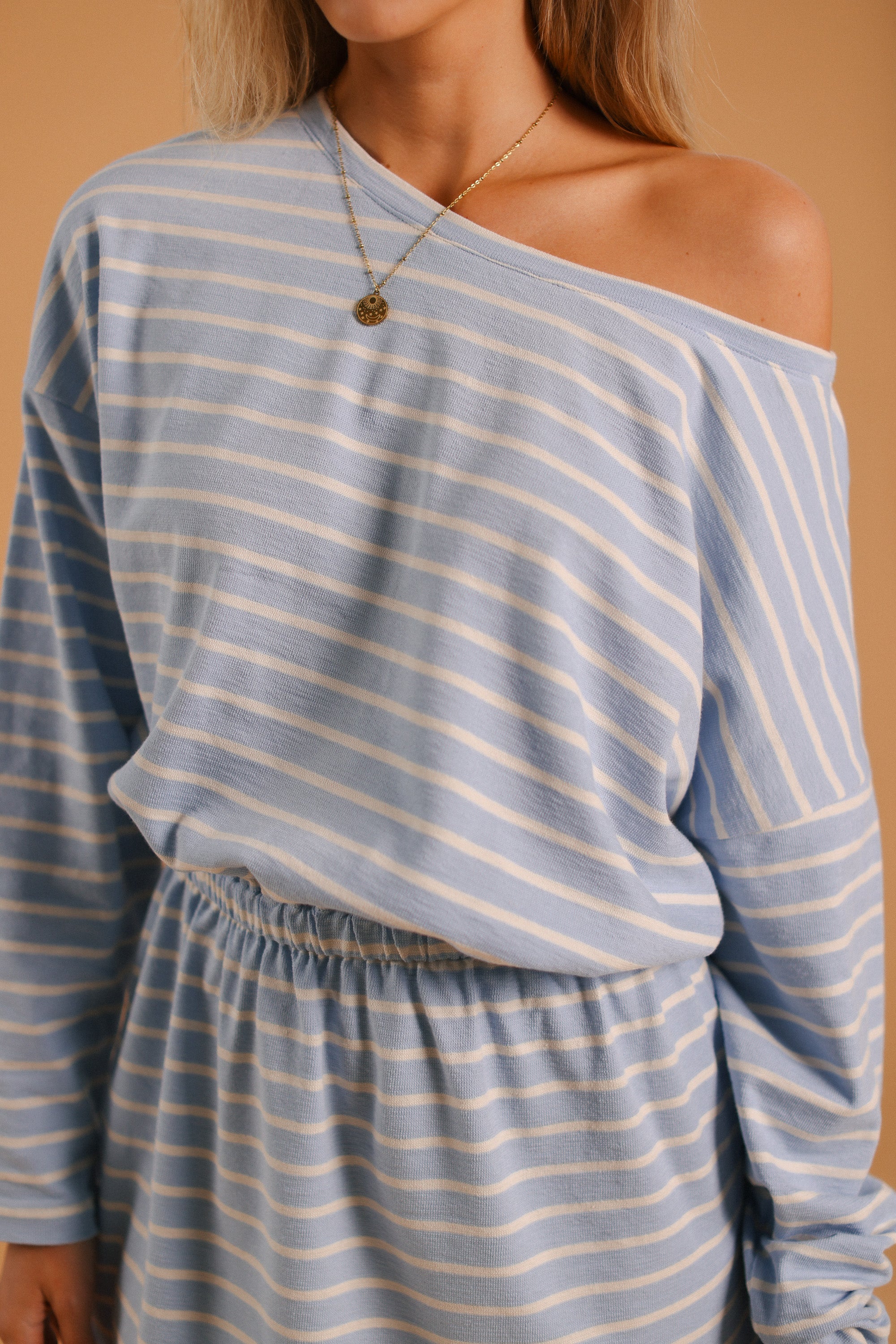 Dress Isabela Light Blue Stripes