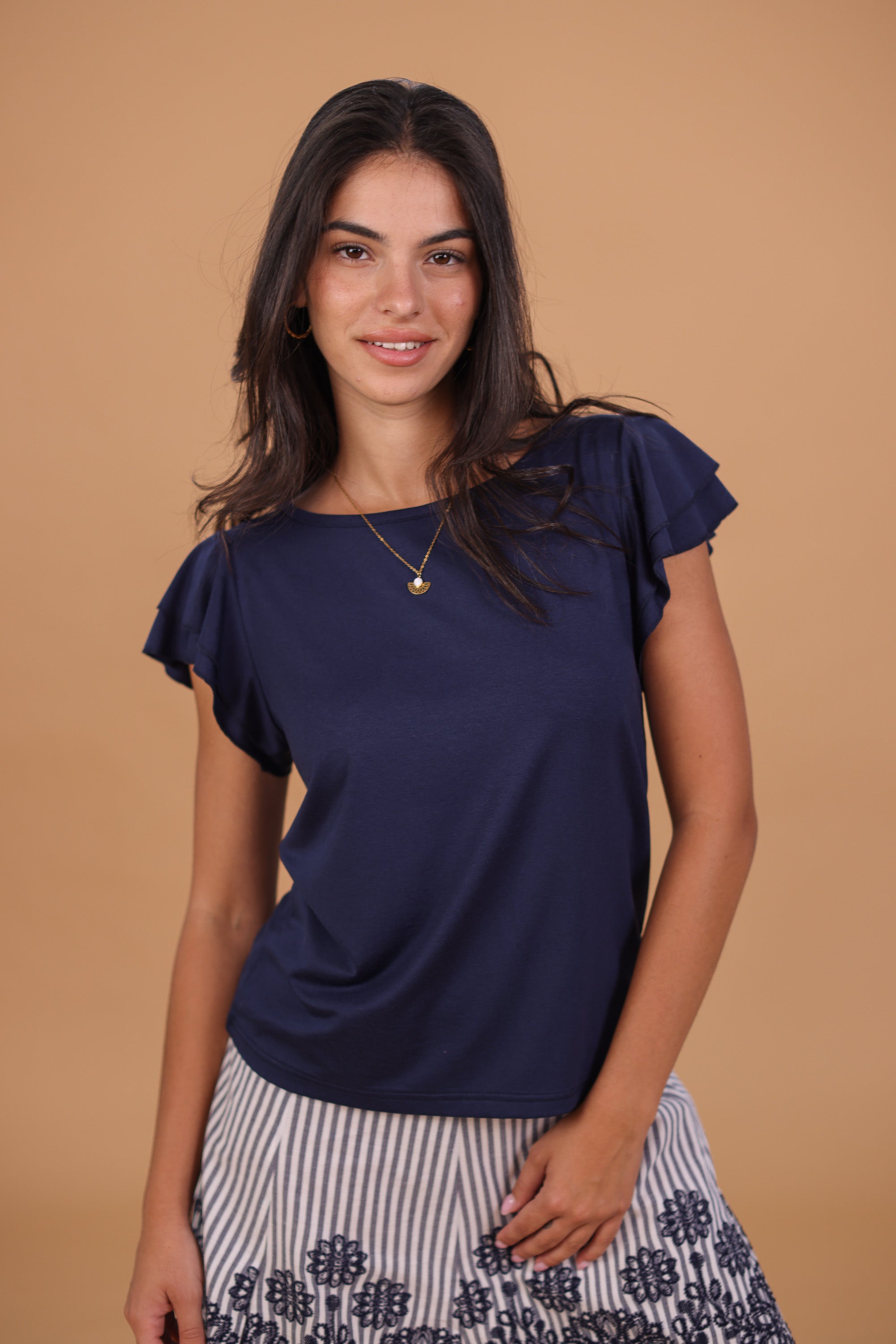 Top Odile Navy