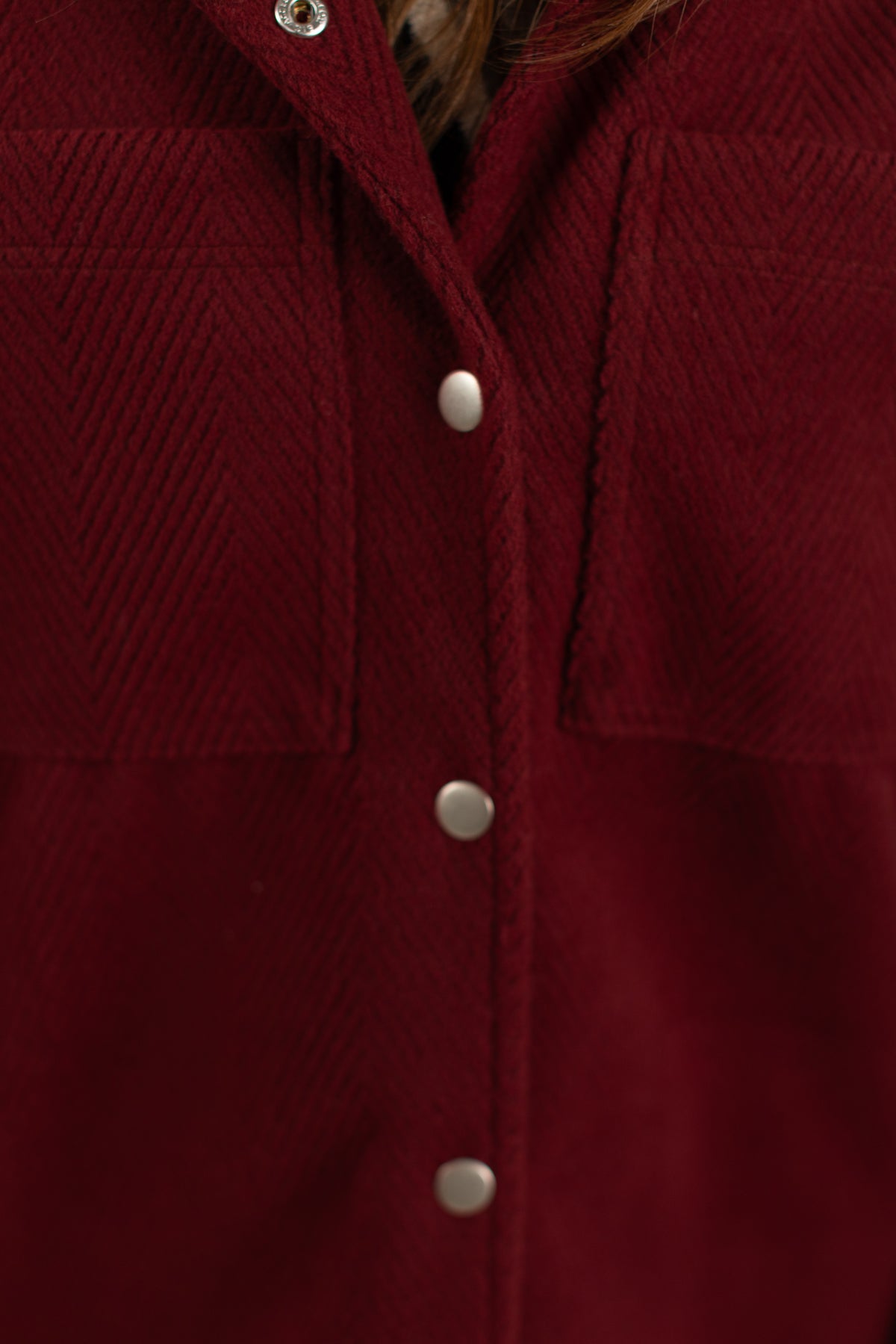Jacket Kimi Burgundy Herringbone