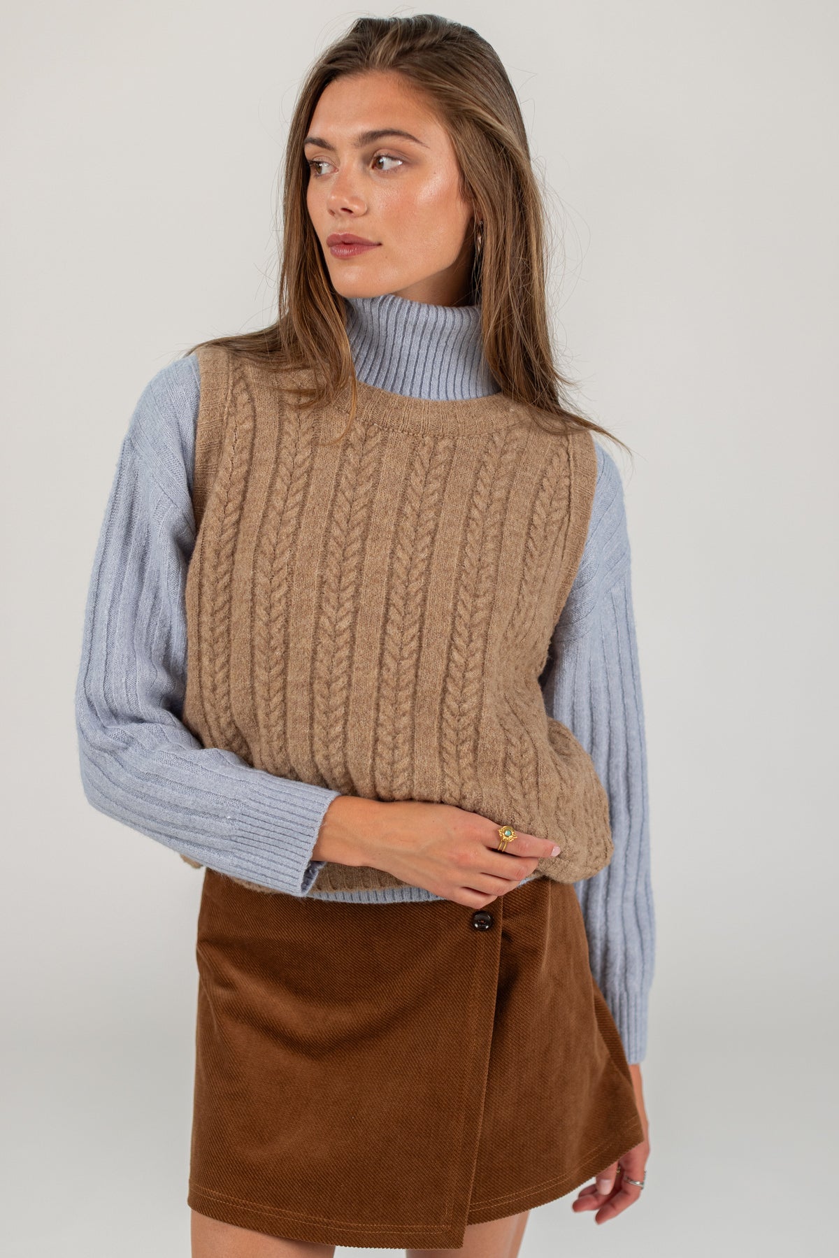 Knit Sweater Ronnie Light Blue