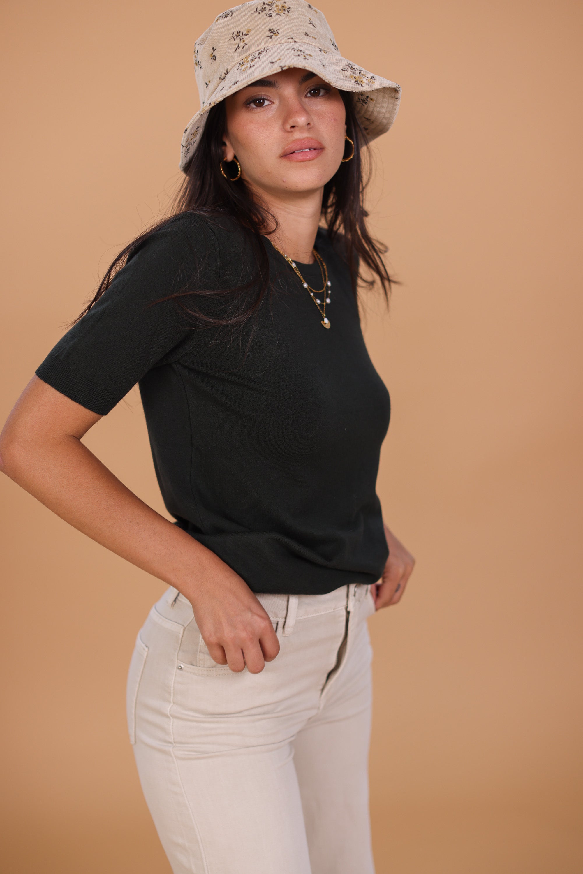 Strickpullover Lettie Waldgrün