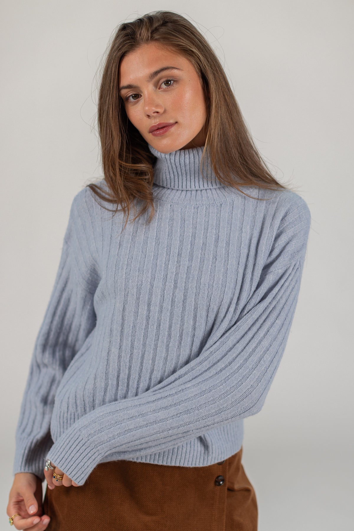 Knit Sweater Ronnie Light Blue