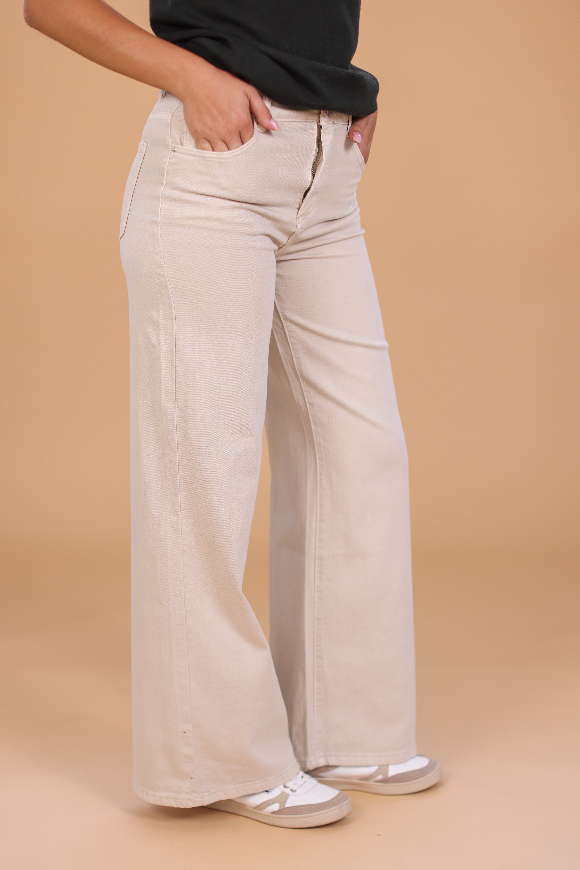 Denim Pants Bethany Cream