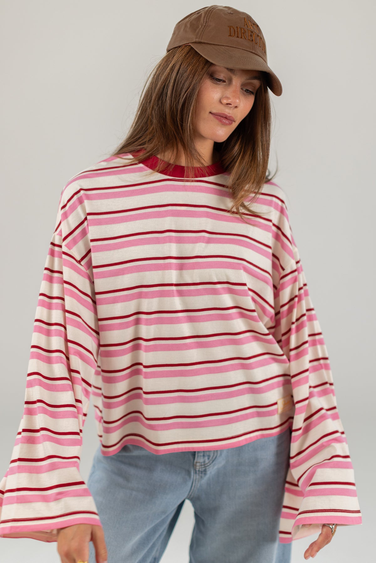 Top Frankie Pink Stripes