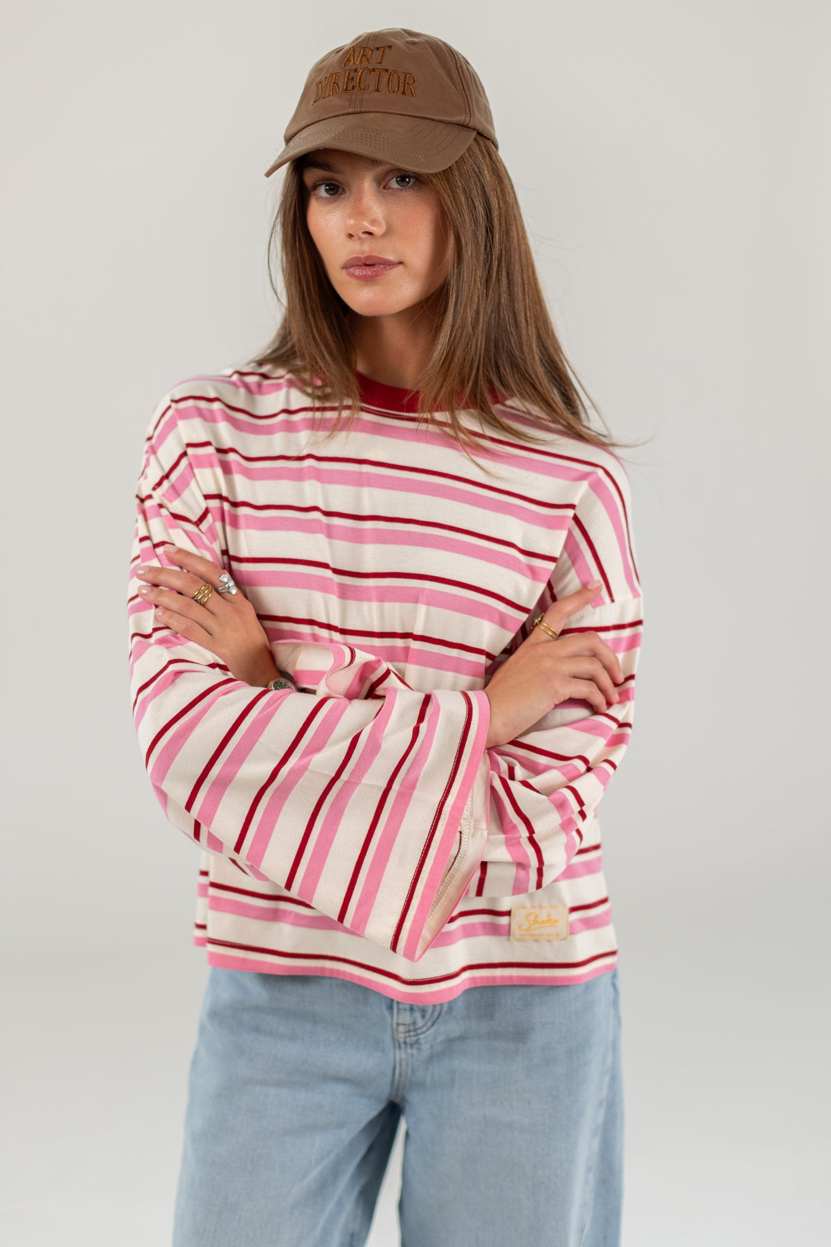 Top Frankie Pink Stripes