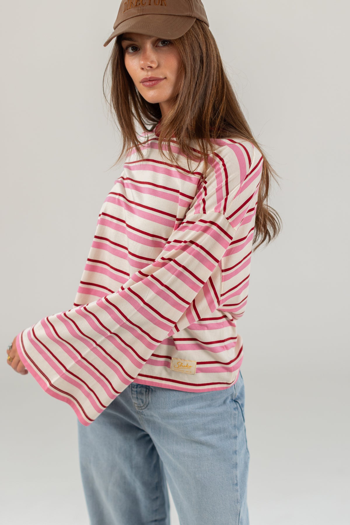 Top Frankie Pink Stripes