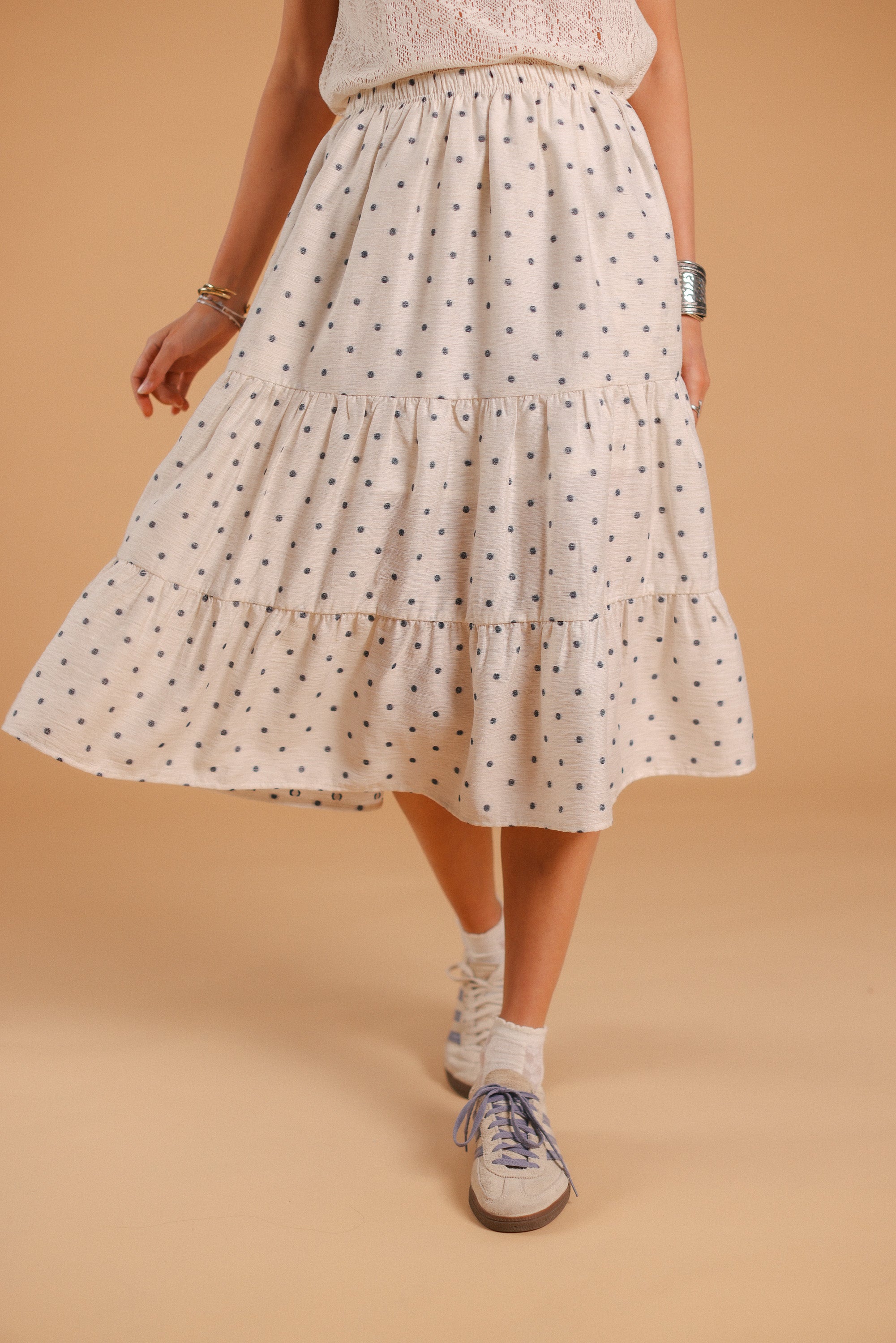 Skirt Martha Blue Polka