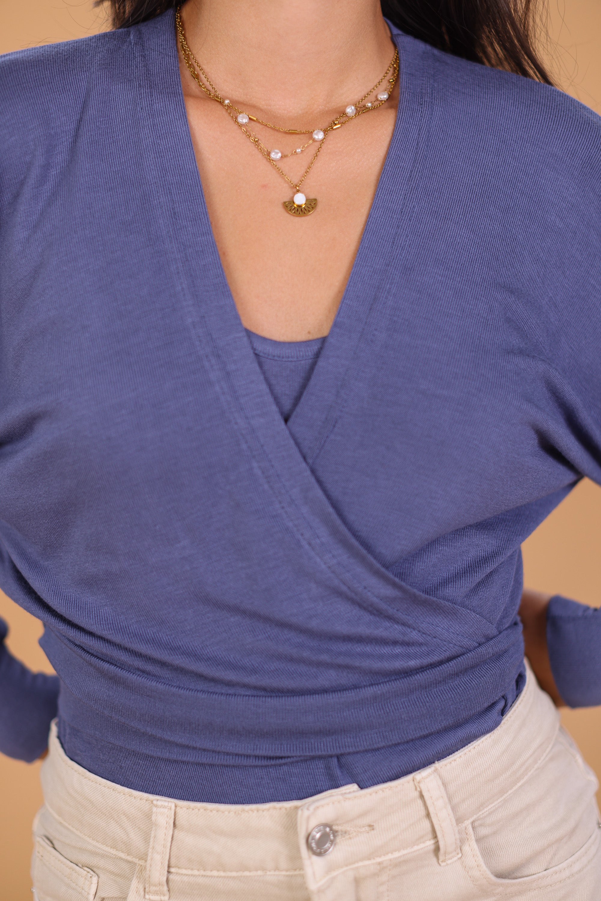 Bolero Top Vito Blau