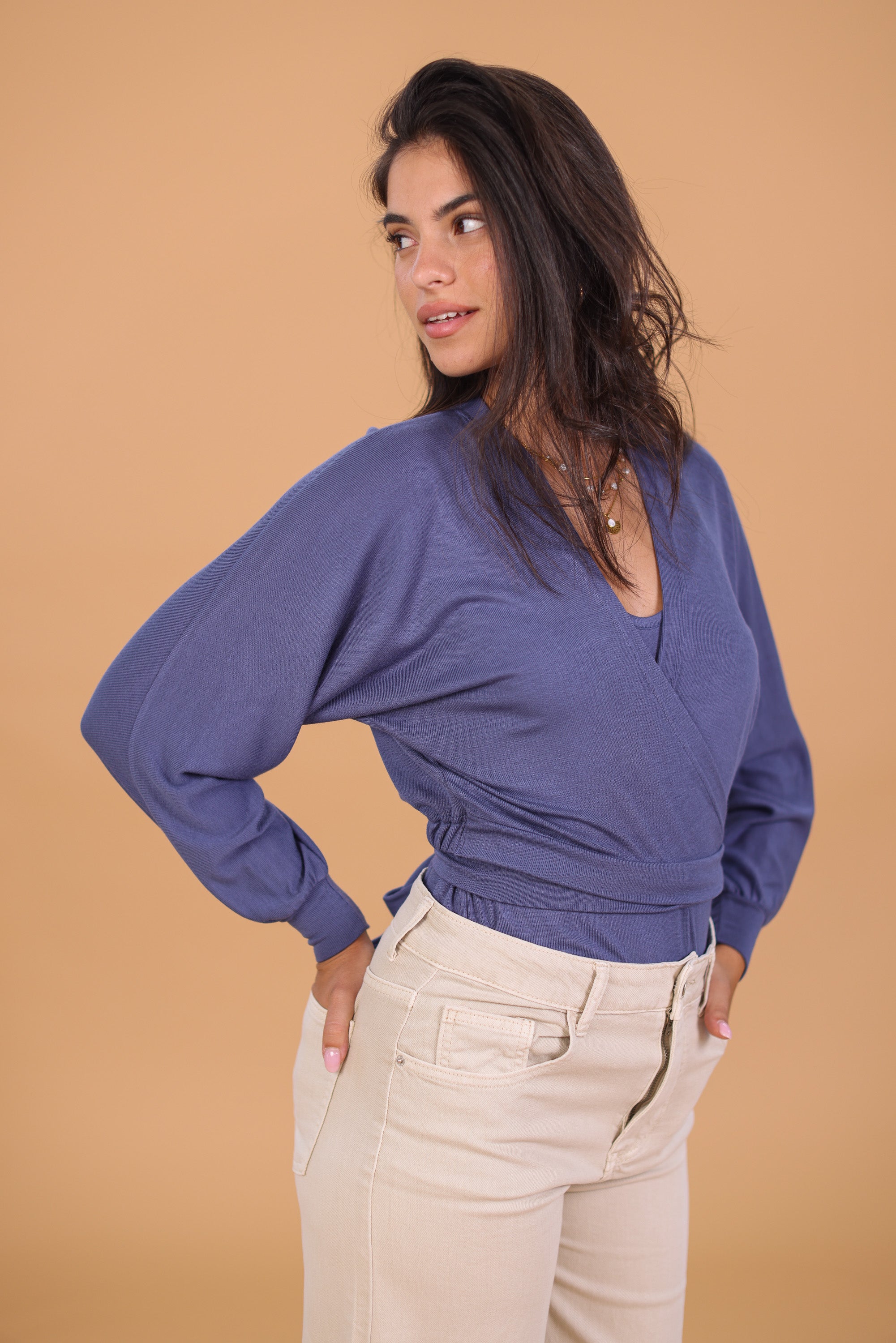 Bolero Top Vito Blau