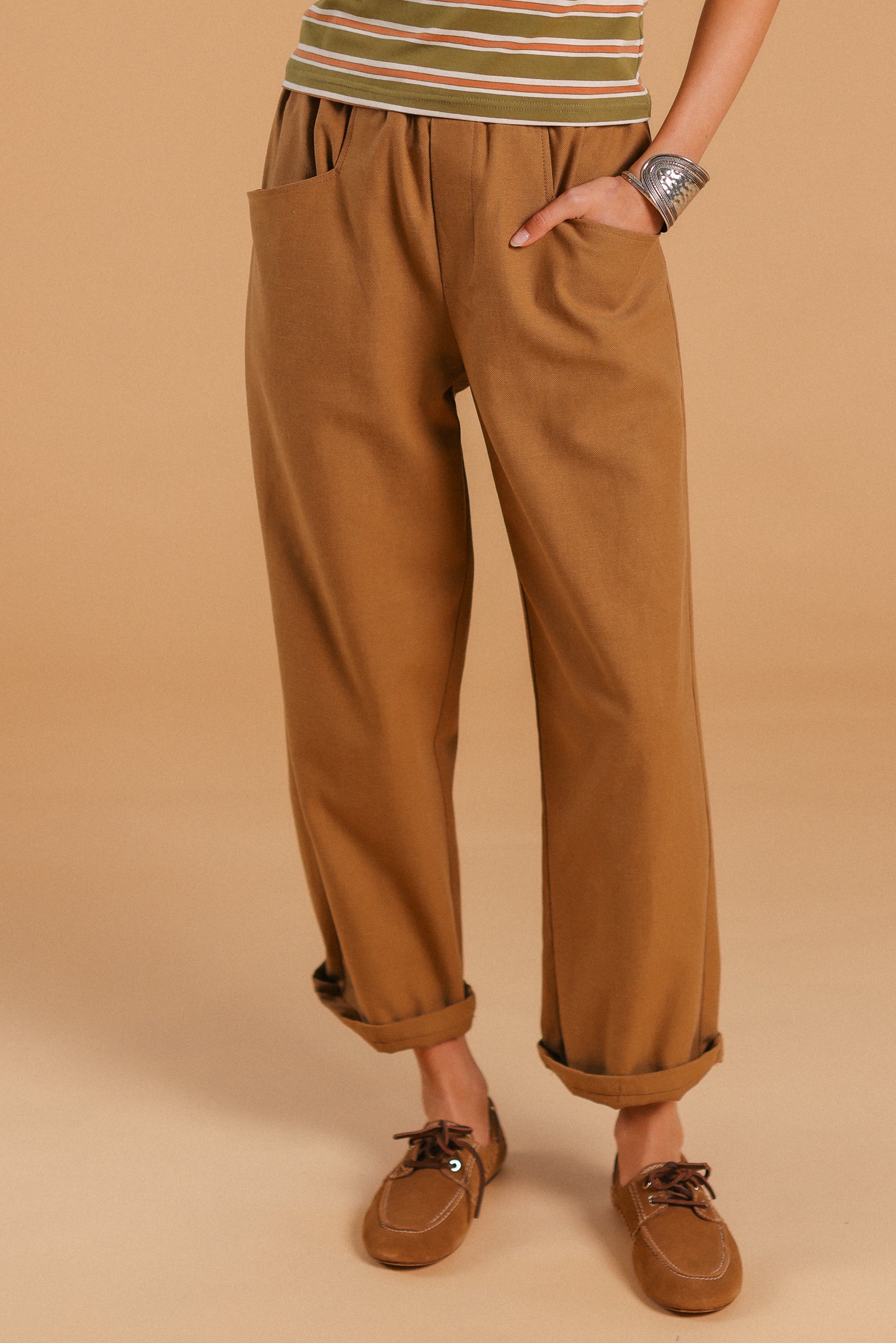 Trousers Dorina Camel