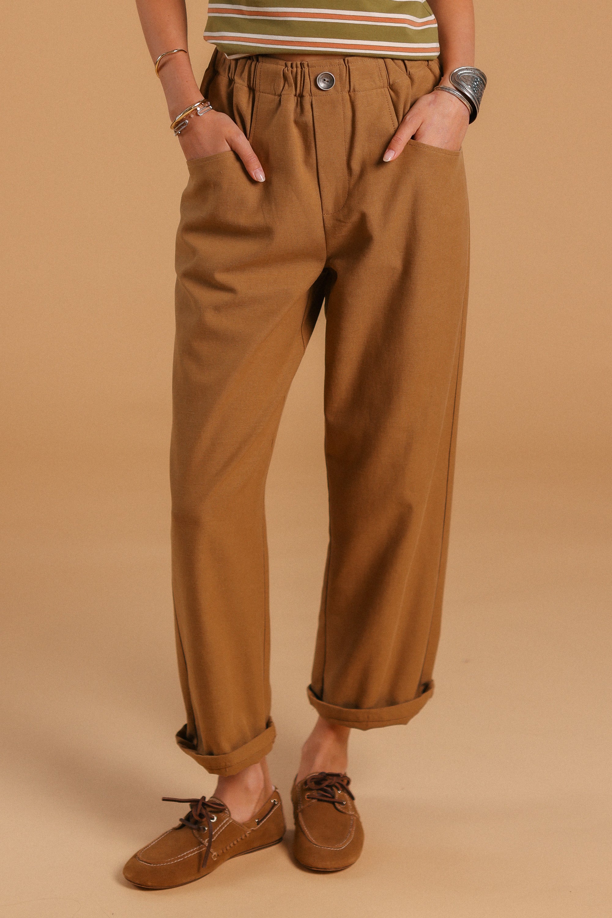 Trousers Dorina Camel
