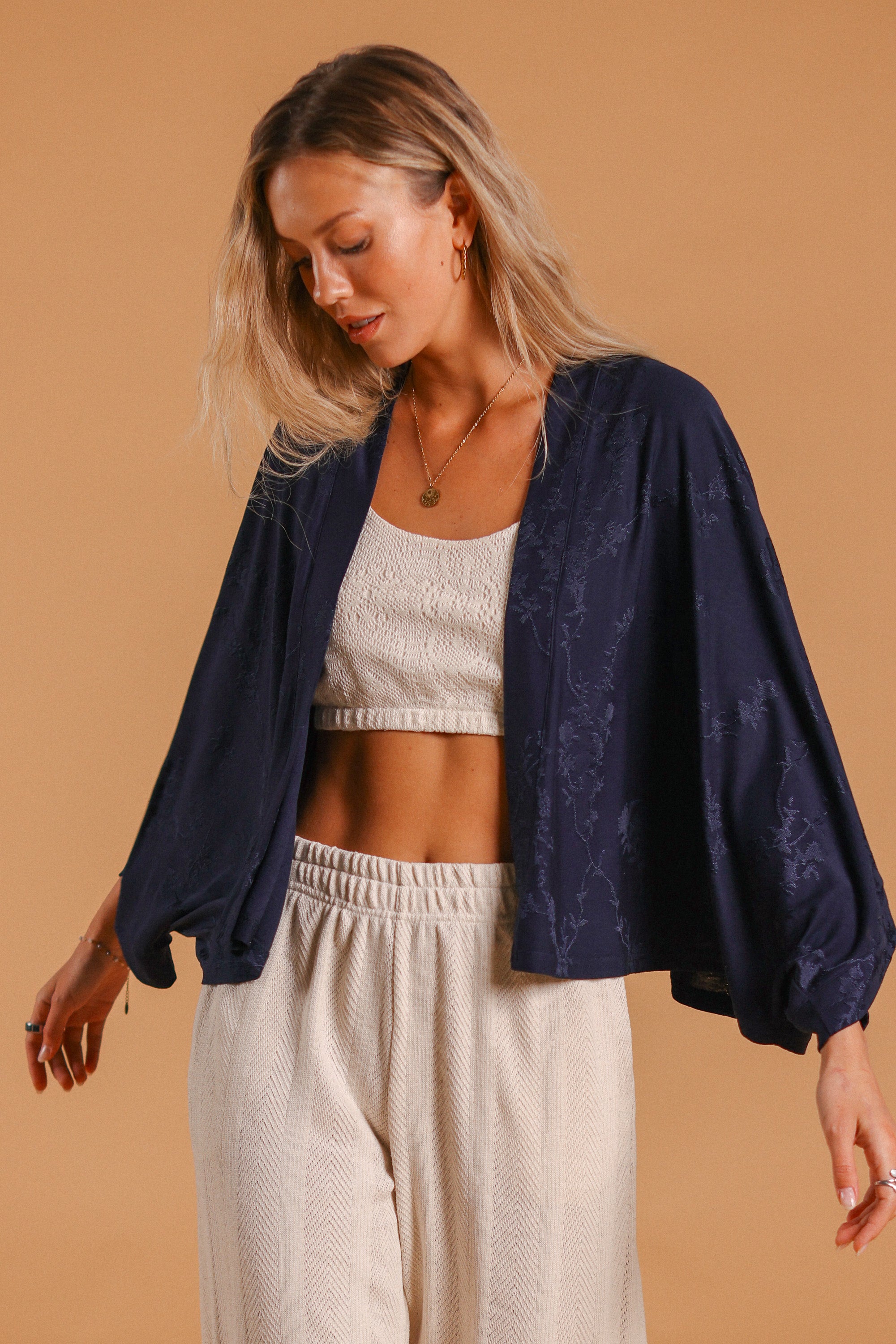 Cardigan Gio Blue Floral