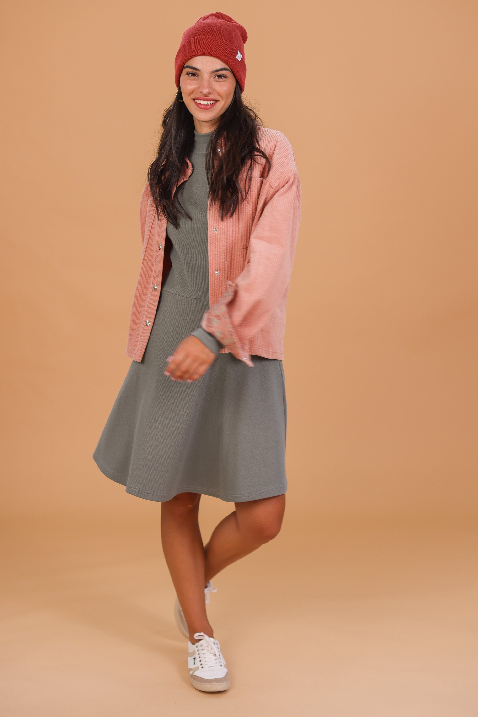 Jacket Calla Dusty Pink Leaves