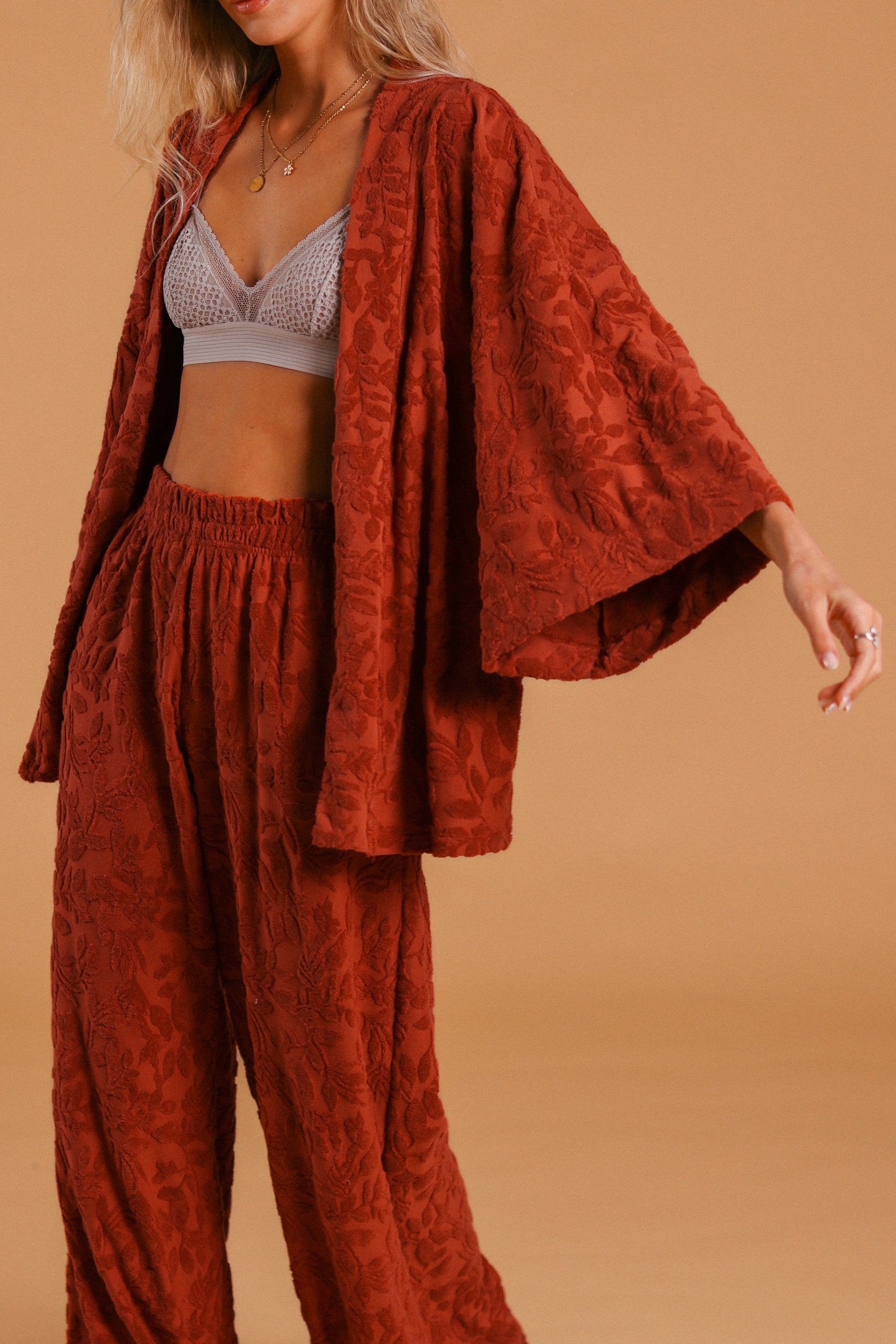 Cardigan Presley Terracotta