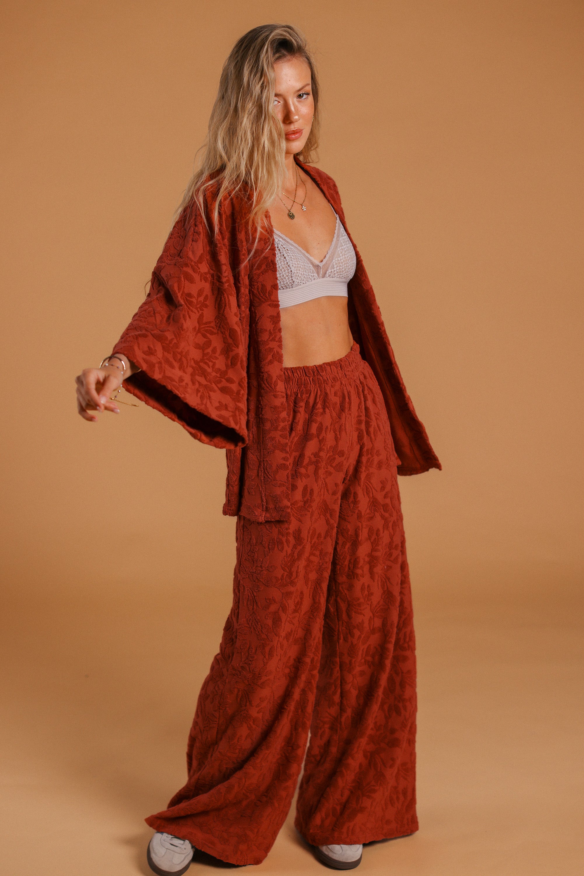 Cardigan Presley Terracotta