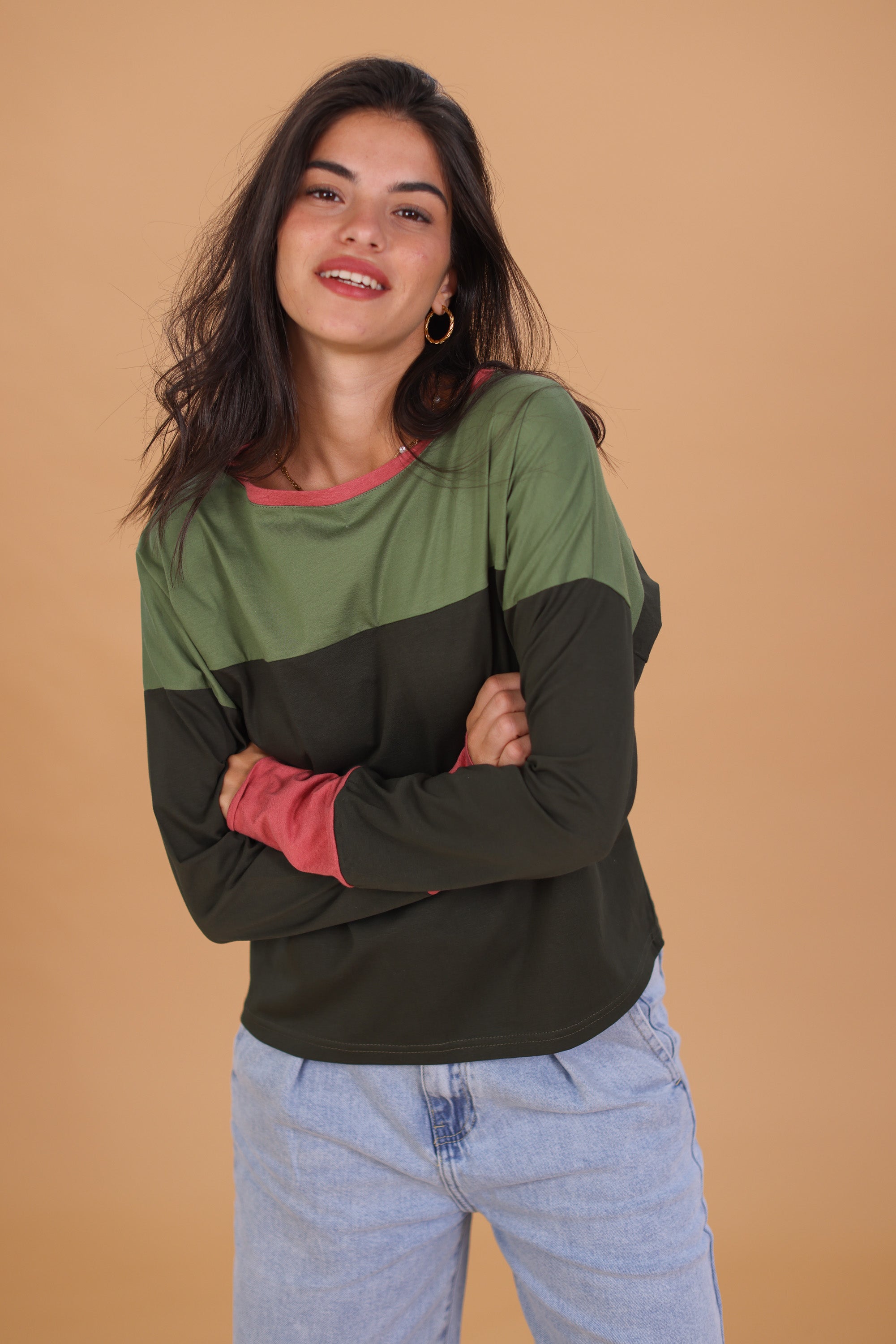 Top Dalianne Green Olive