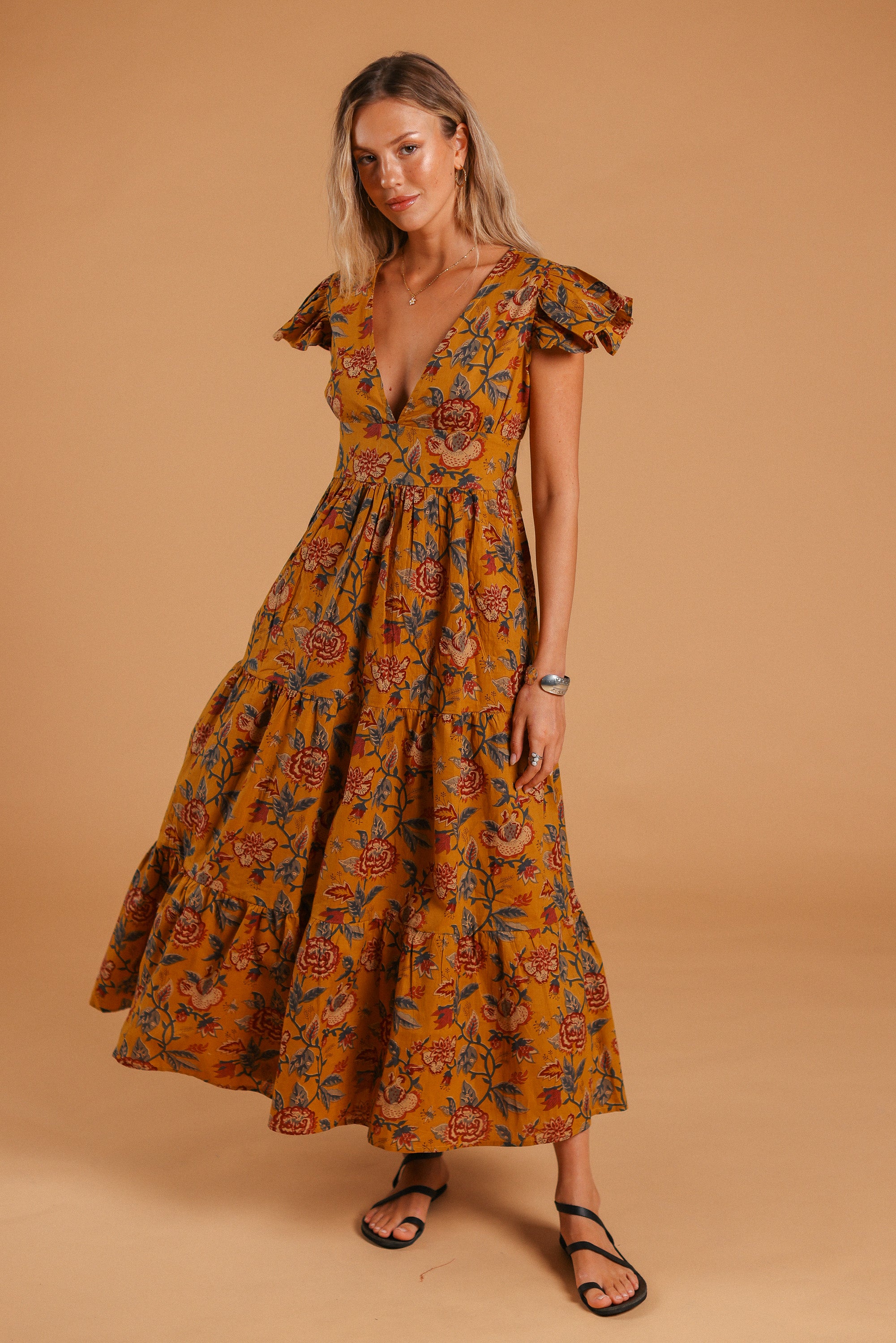 Dress Tati Mustard