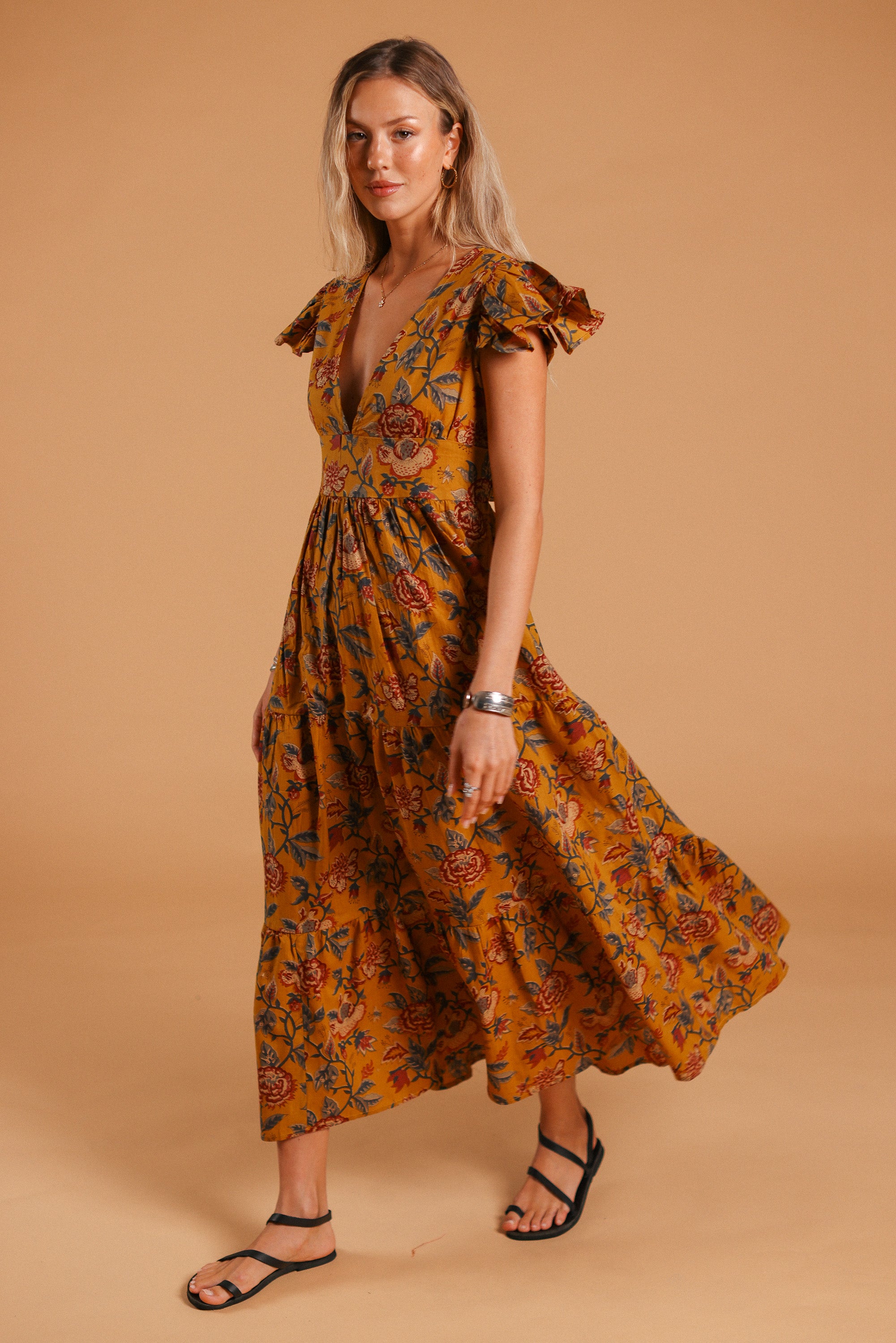 Dress Tati Mustard
