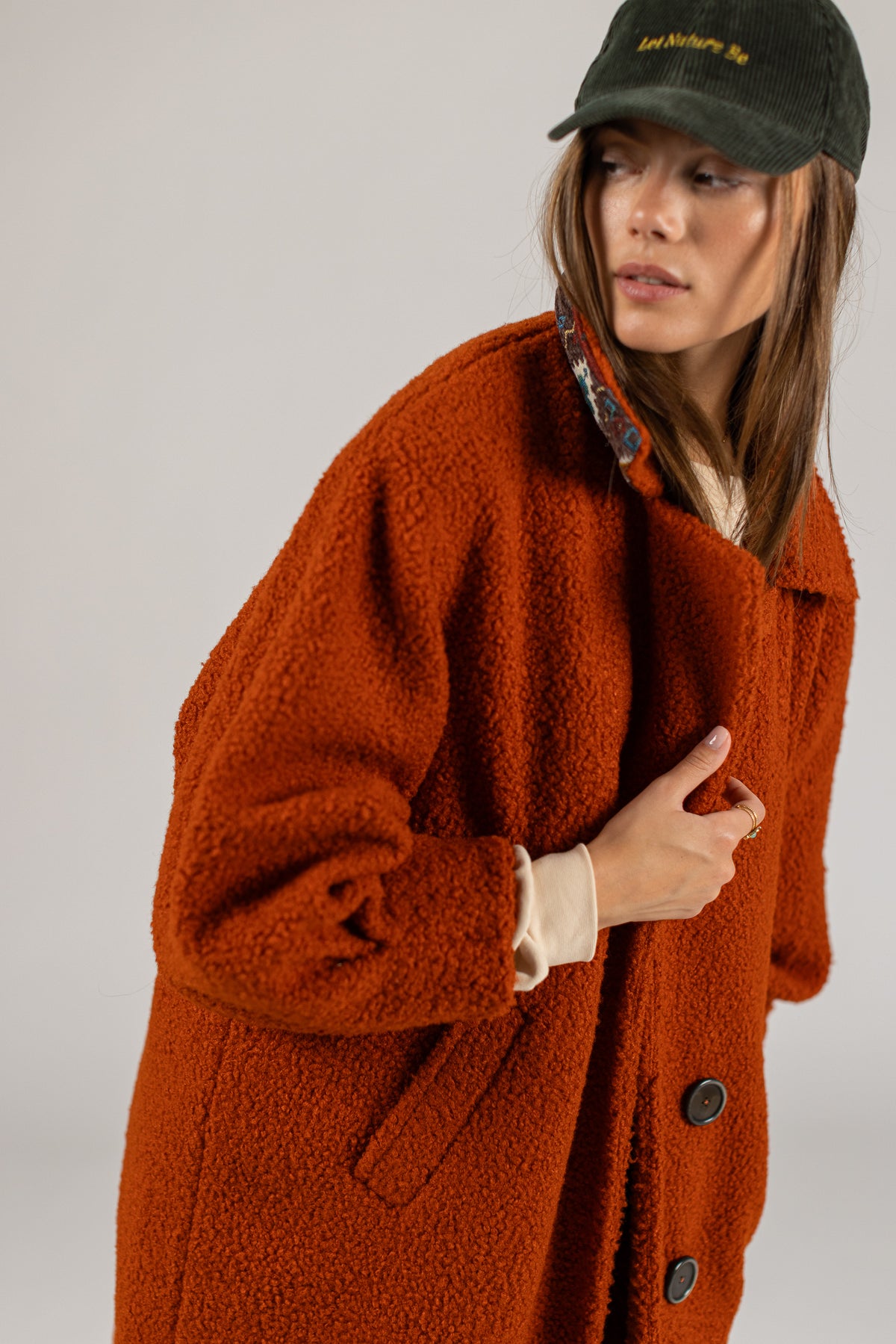 Coat Elaya Orange