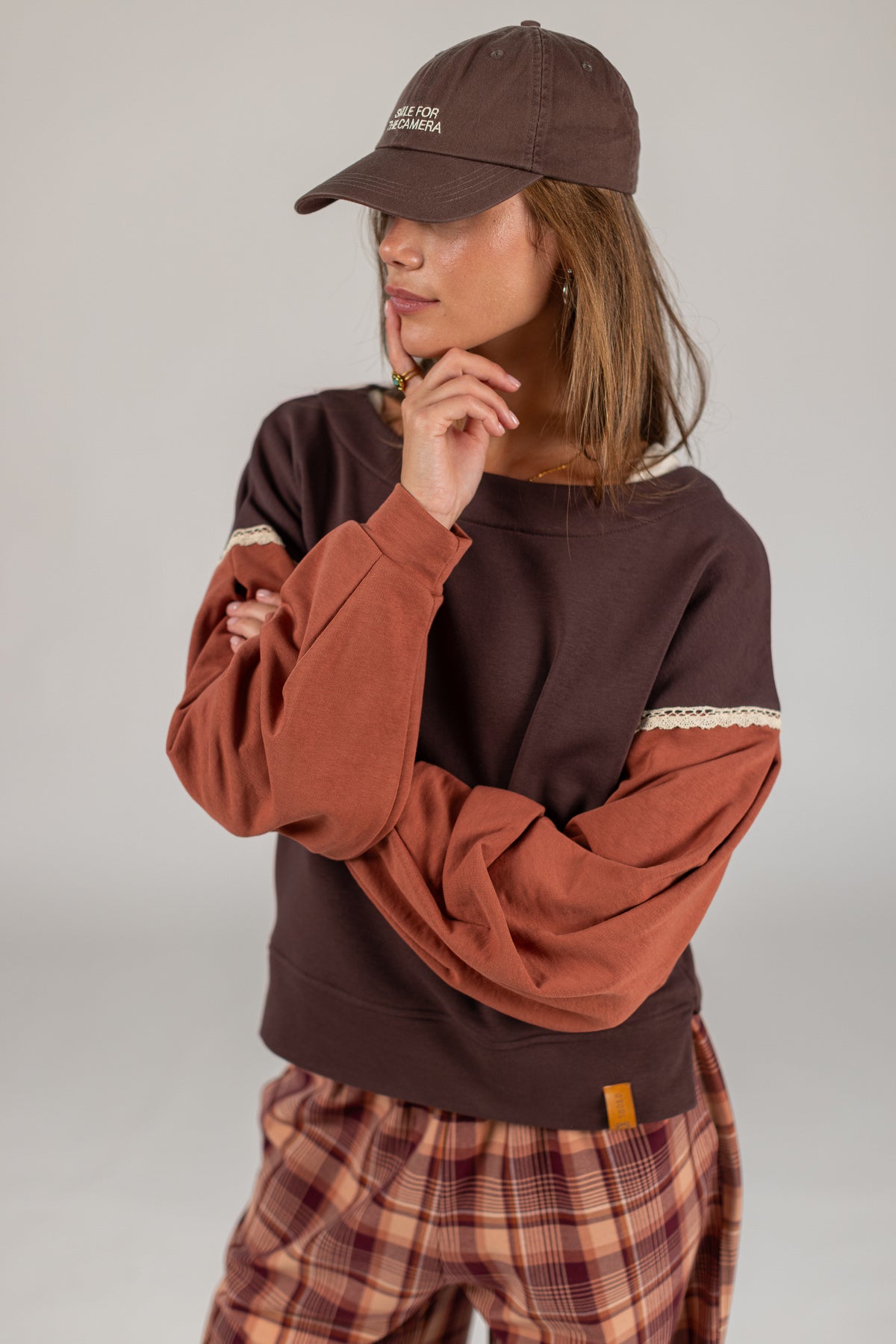 Sweater Caelia Brown Terracotta