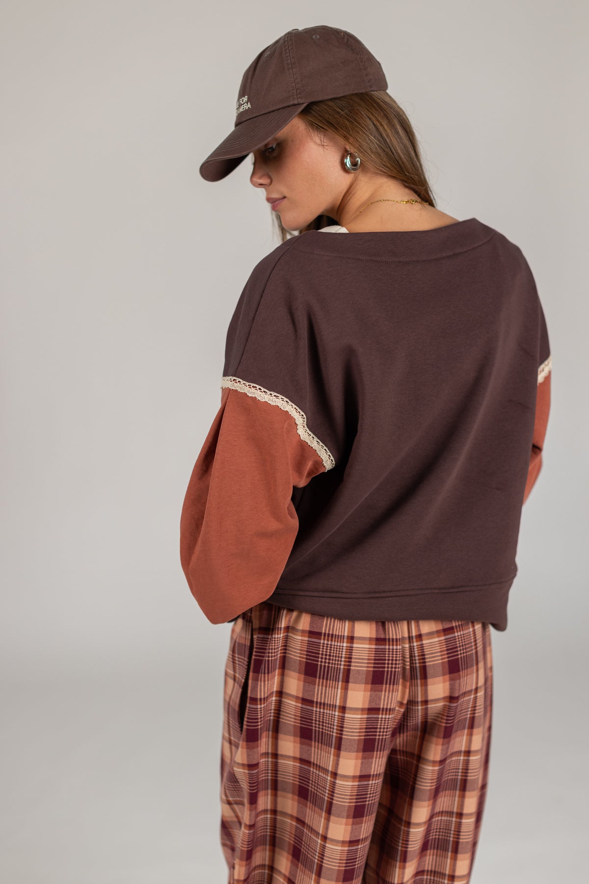 Sweater Caelia Brown Terracotta