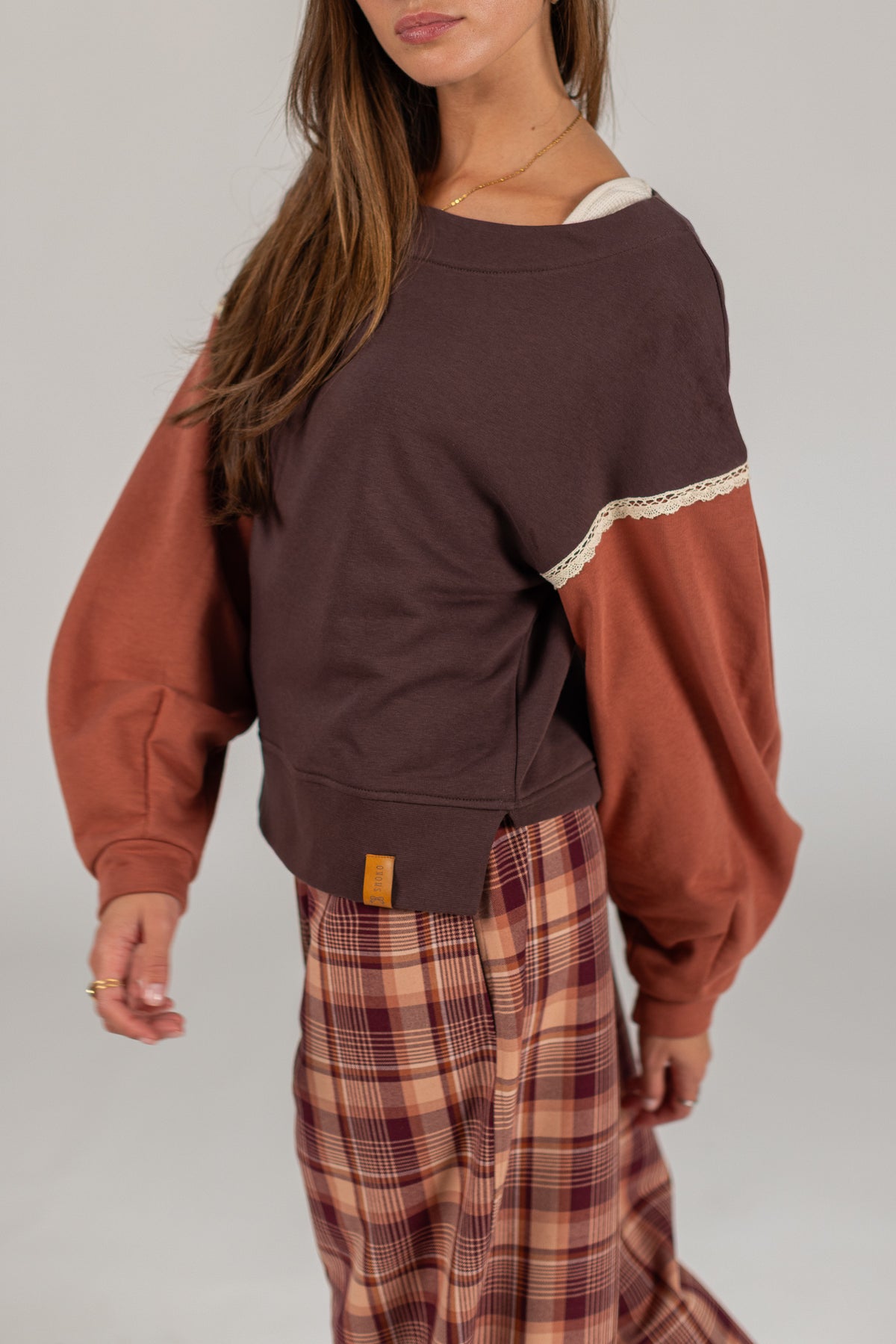 Sweater Caelia Brown Terracotta