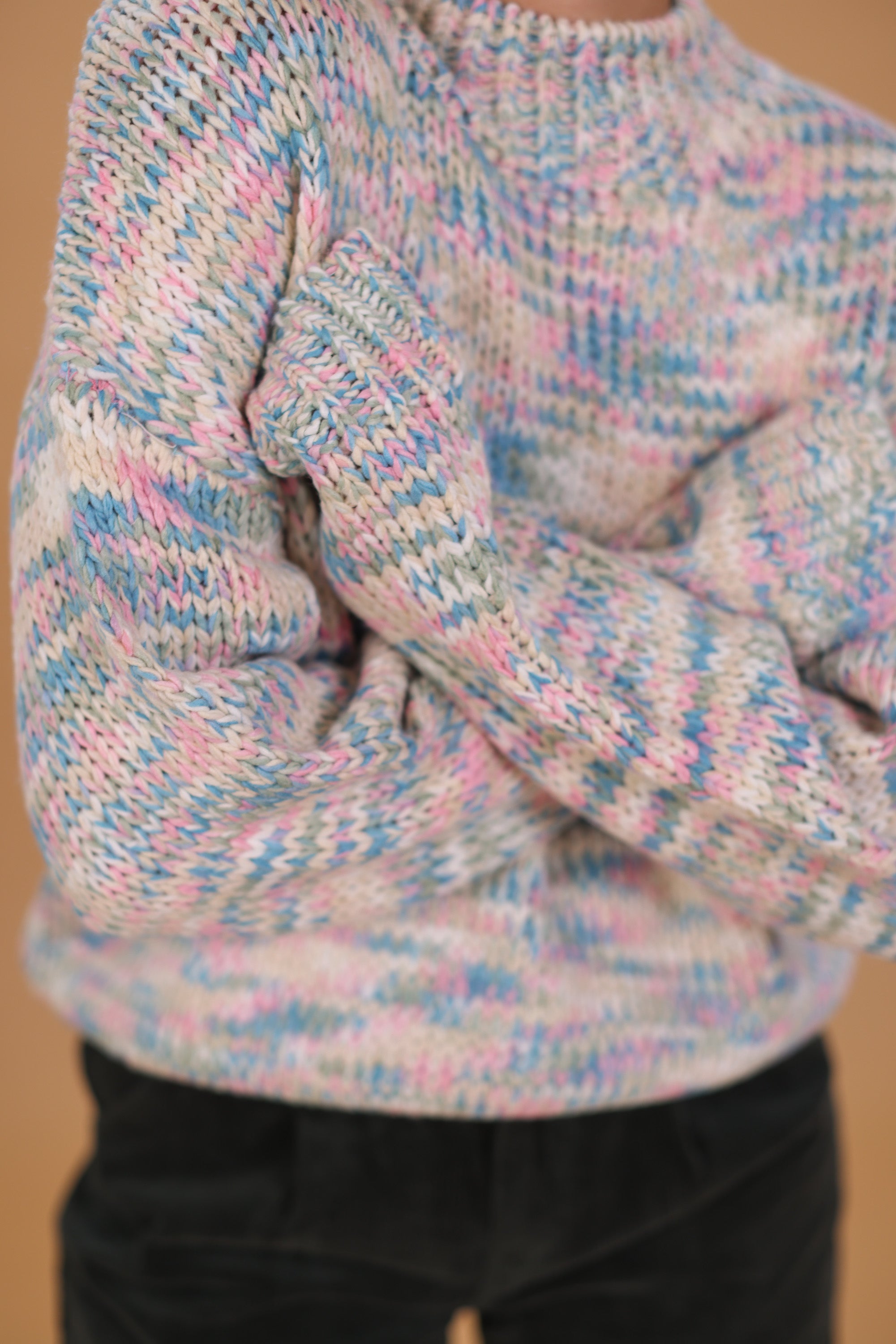 Knit Sweater Dreamy Blue