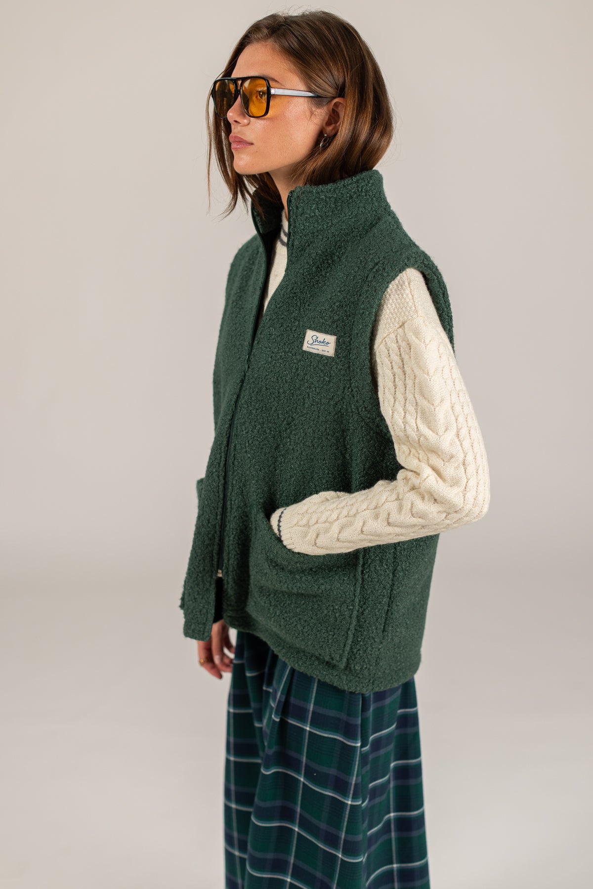 Vest Alena Dark Green