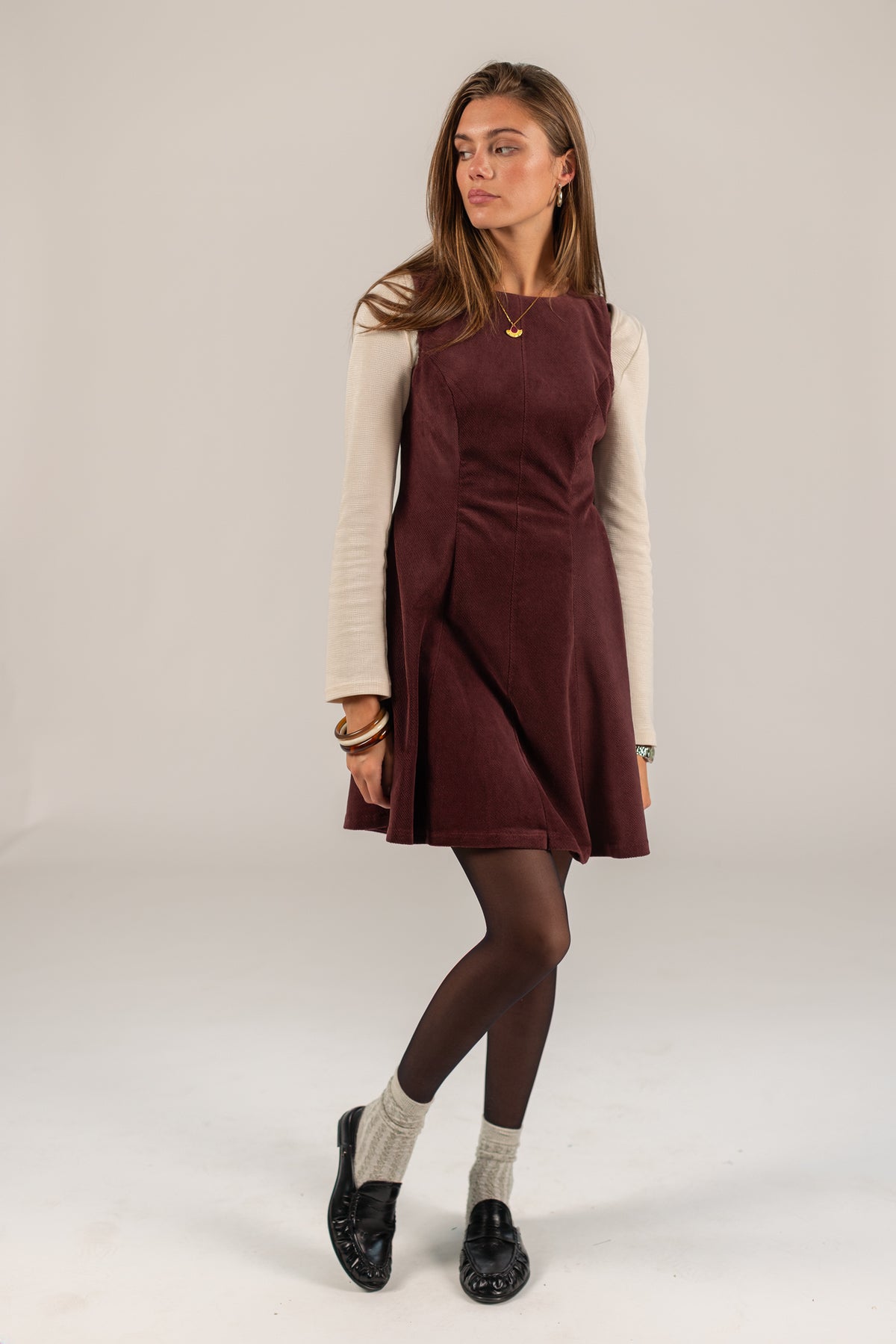 Dress Shonda Raspberry Twill