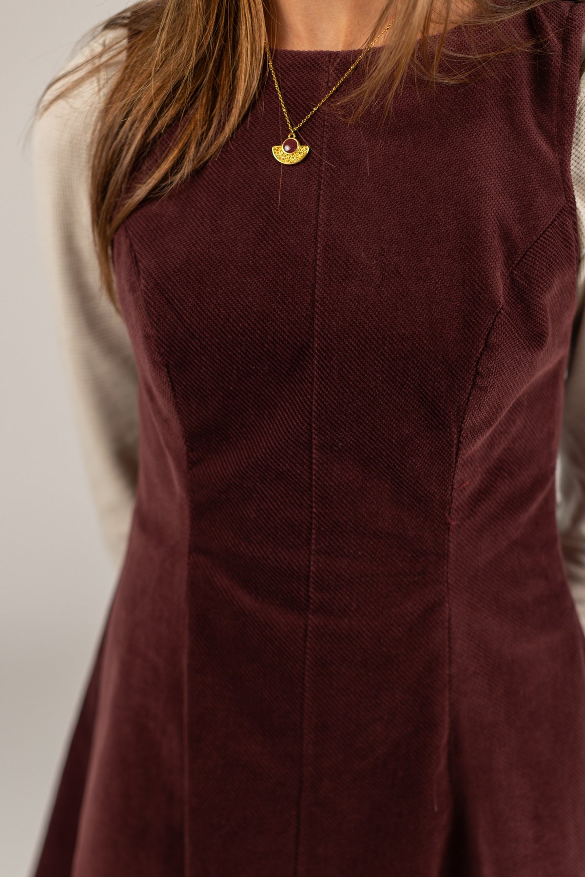 Dress Shonda Raspberry Twill