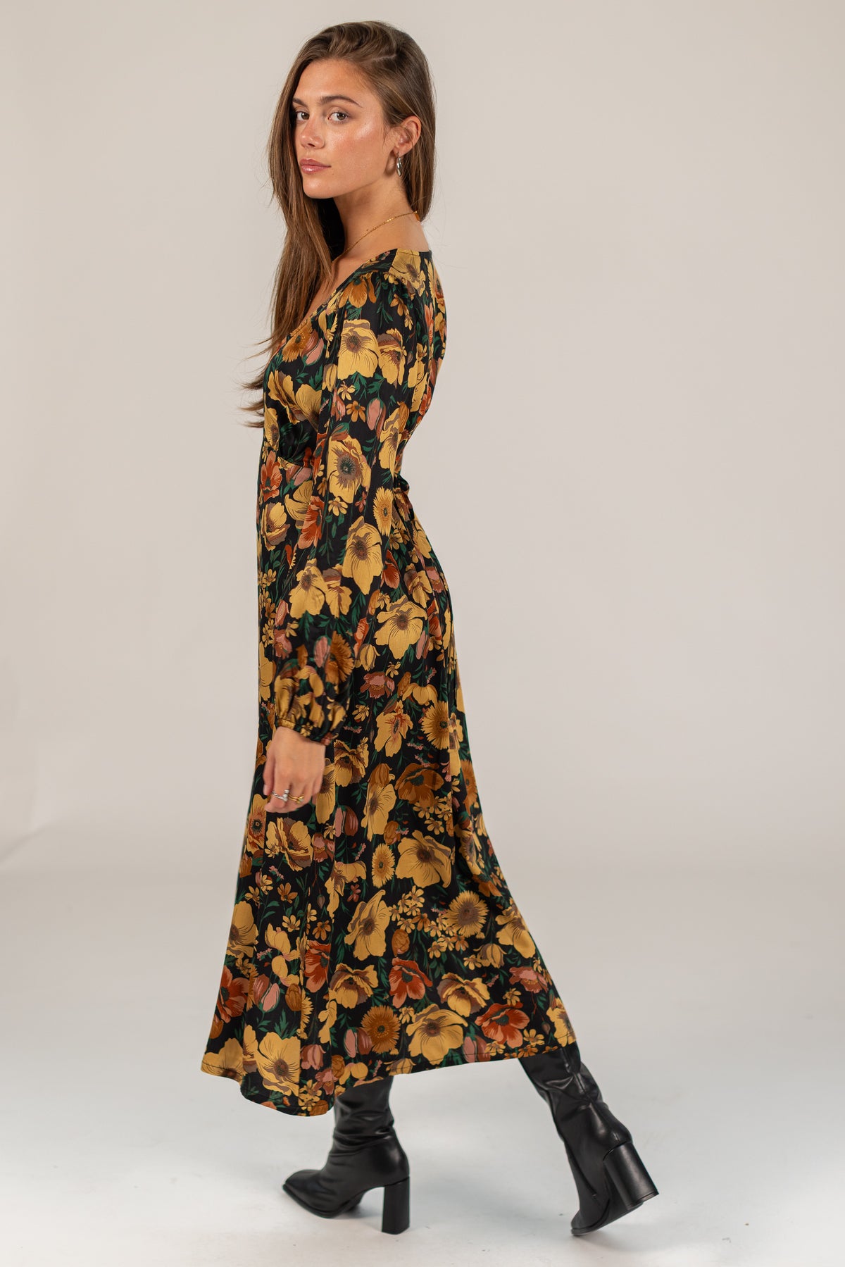 Dress Bronte Black Floral