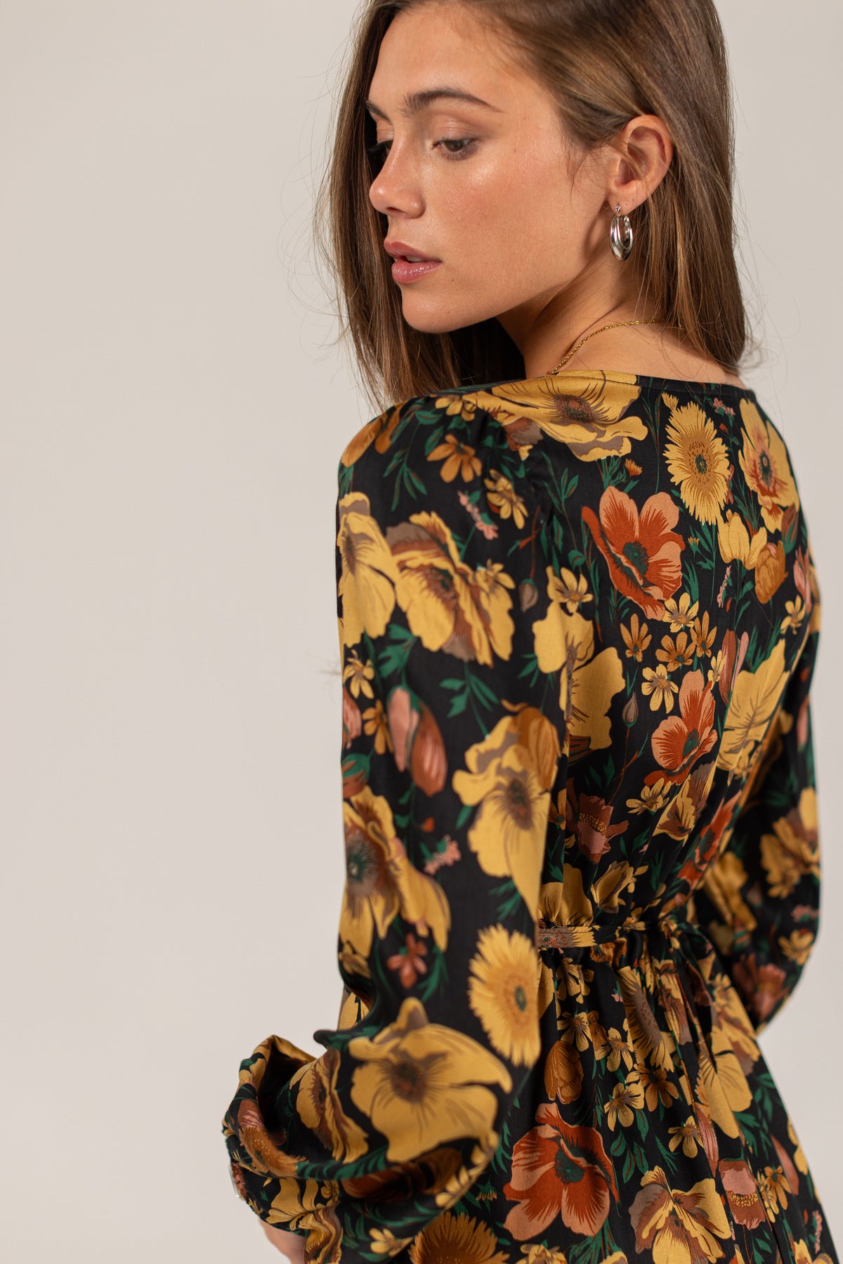 Dress Bronte Black Floral