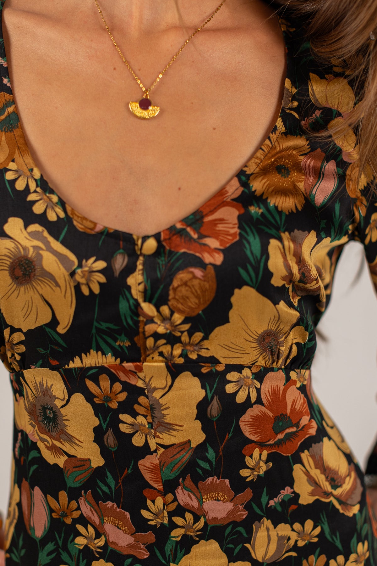 Dress Bronte Black Floral