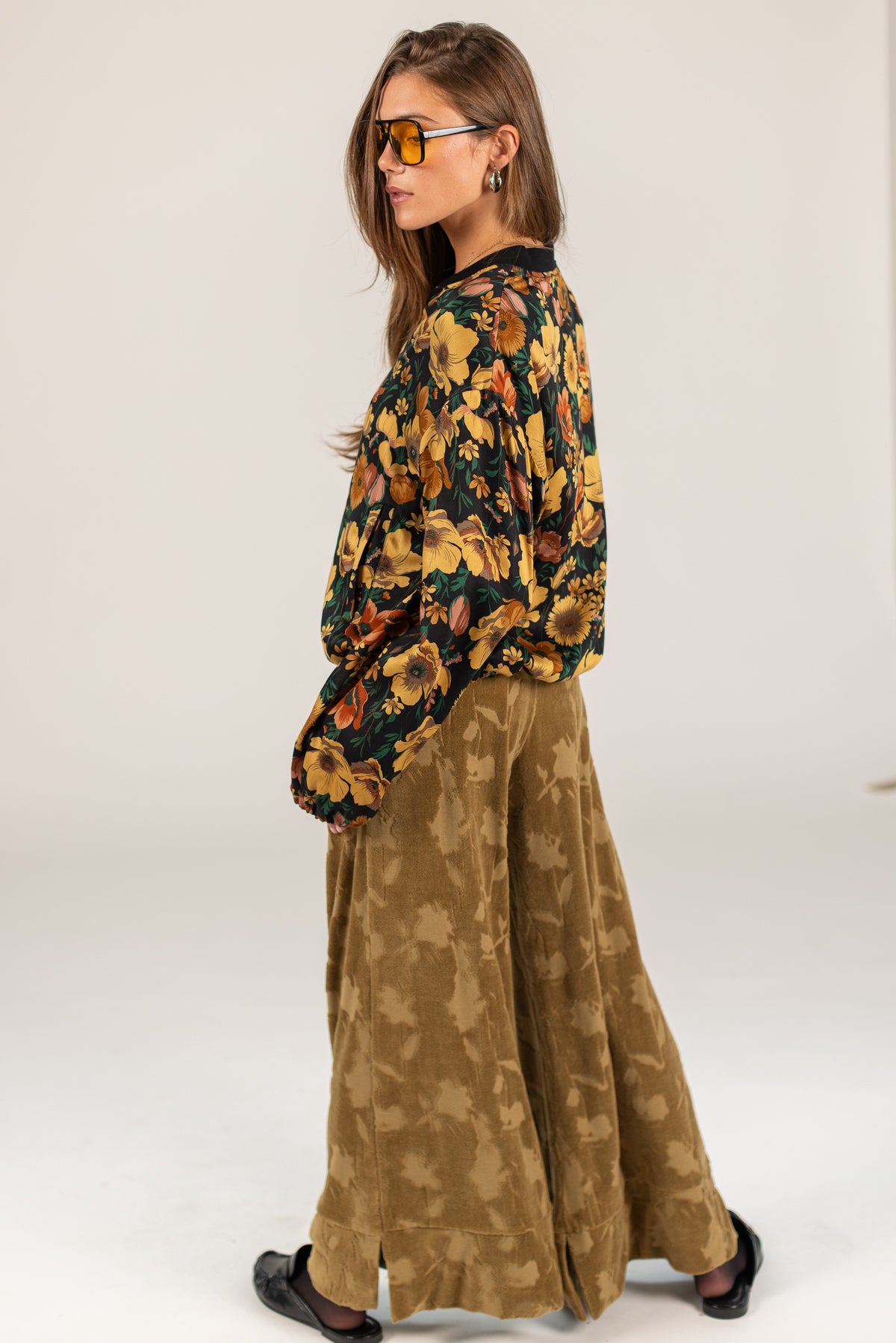 Bomber Jacket Jody Black Floral