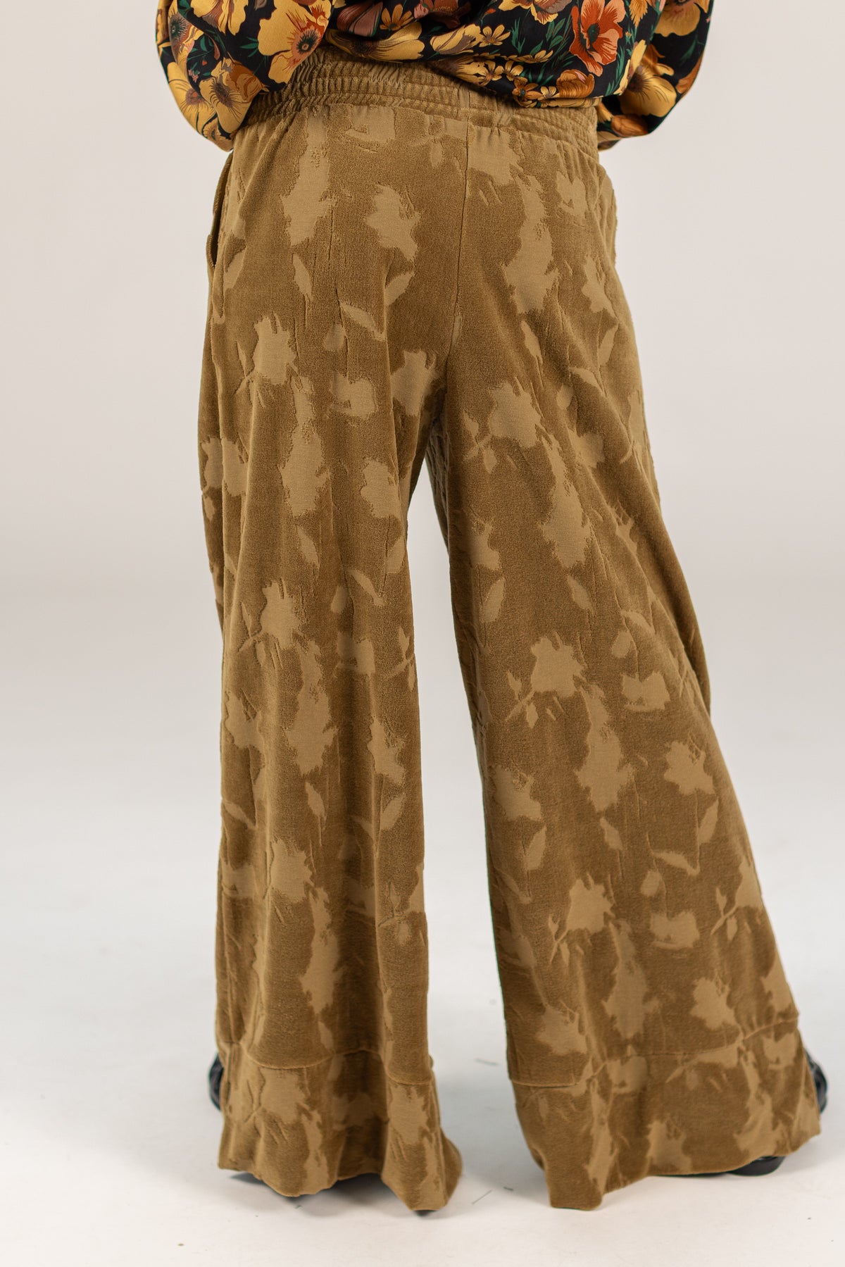 Trousers Sally Olive Velvet