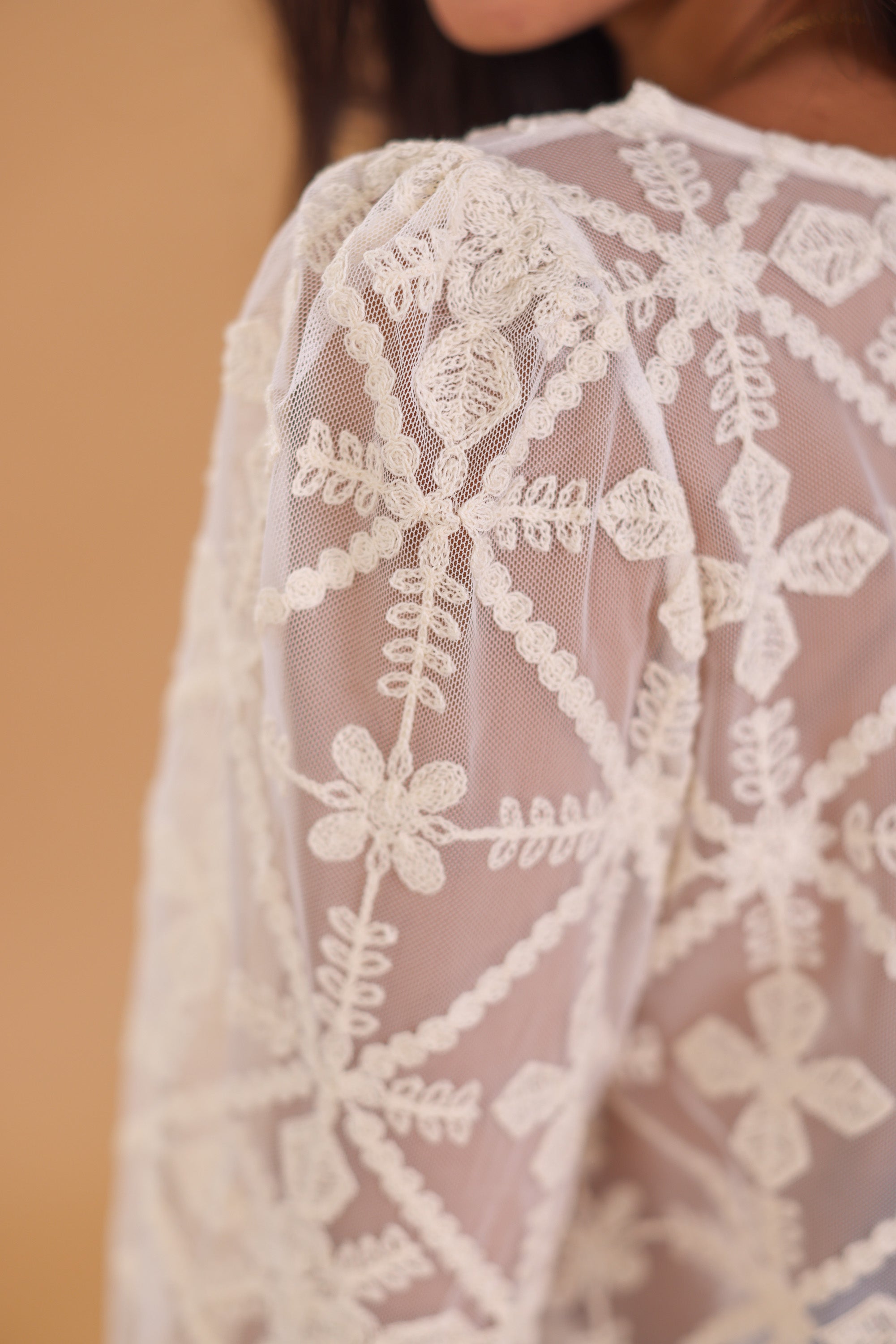 Top Idalia Creme Spitze