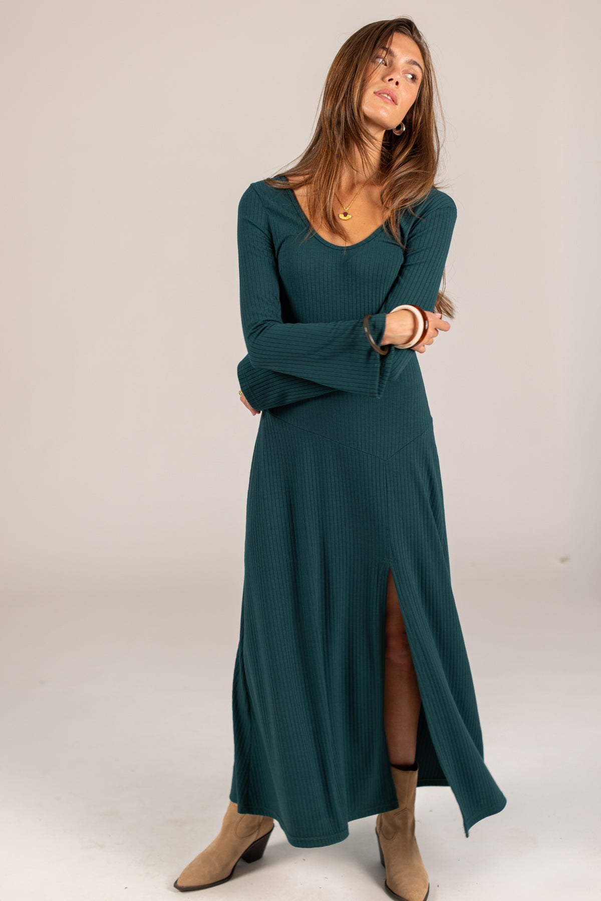 Dress Scotty Dark Green